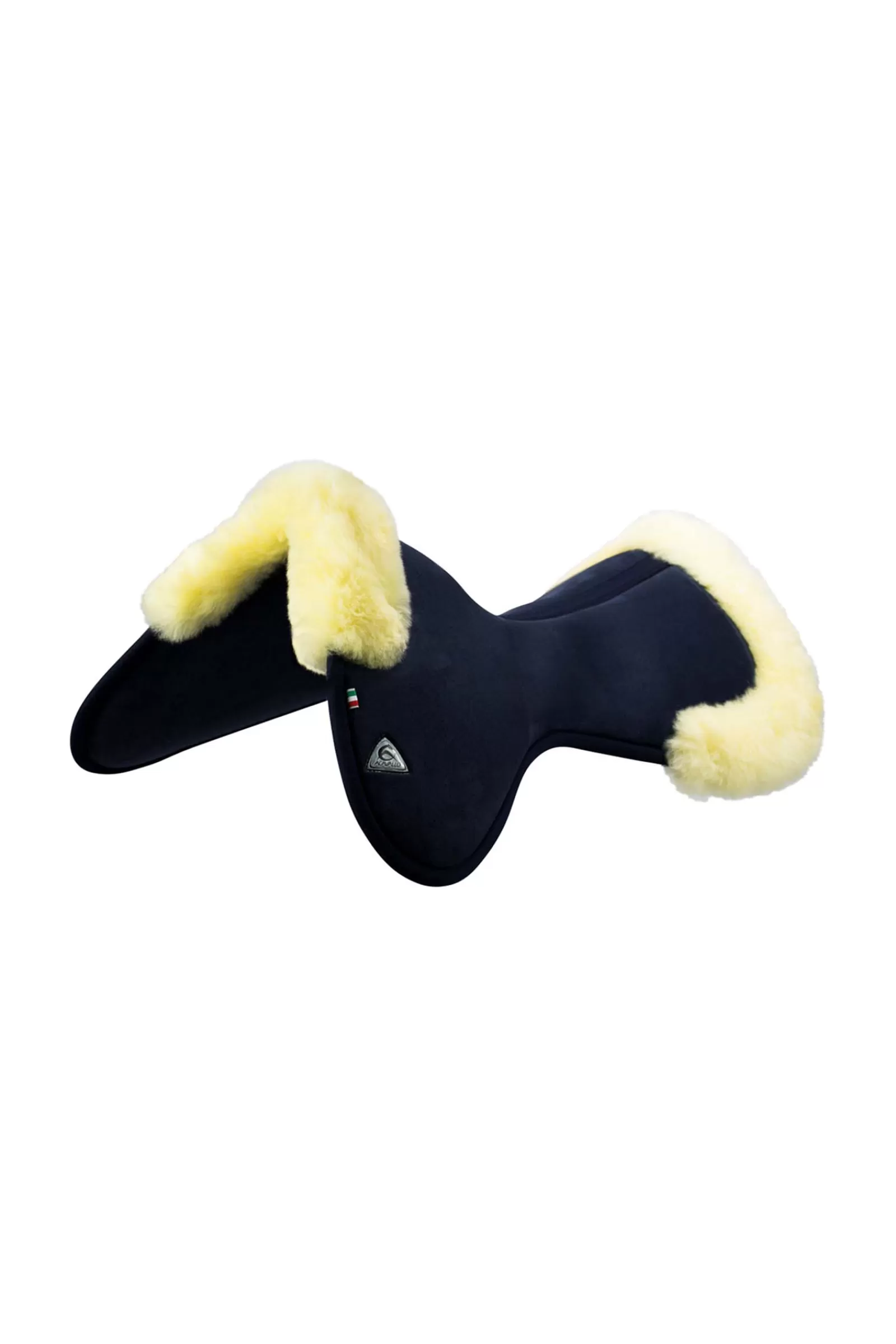 acavallo Alzapaletta/Salvagarrese | Acallo Close Contact Mezza Imbottitura In Memory Foam E Pelle Di Pecora Blue/ Natural