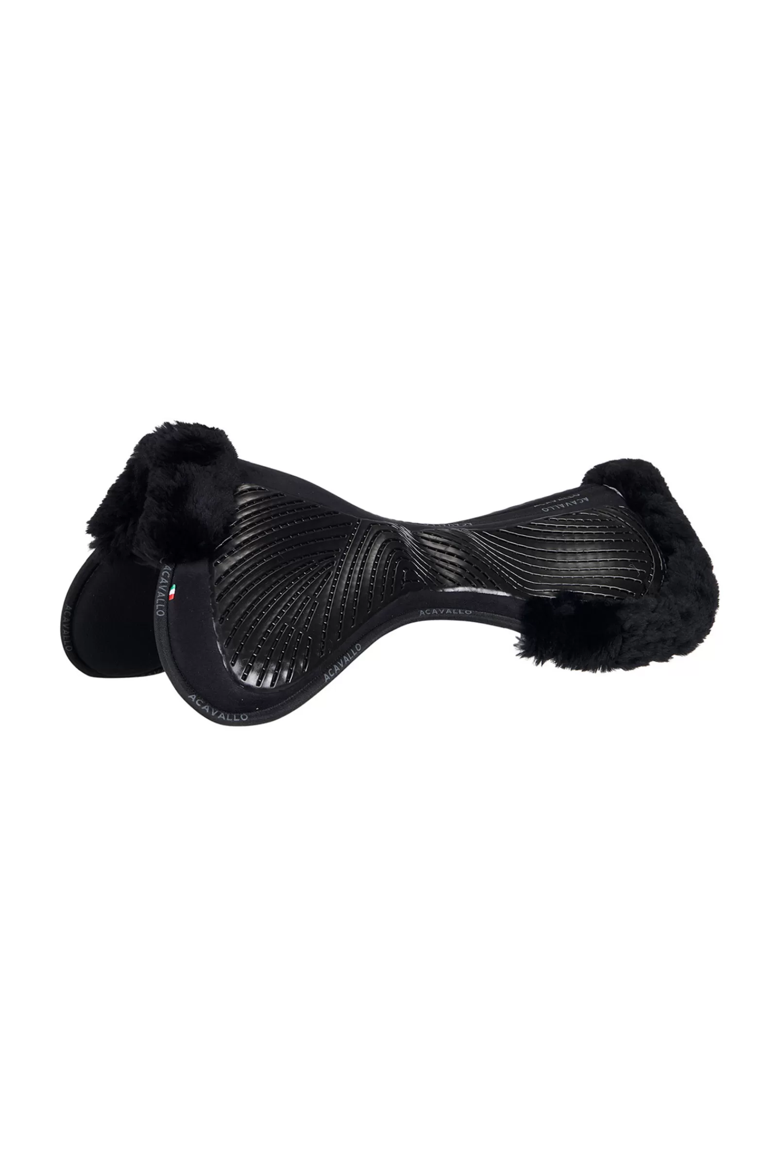 acavallo Alzapaletta/Salvagarrese | Sottosella Close Contact Gel & Memory Foam In Pelle Black/Black