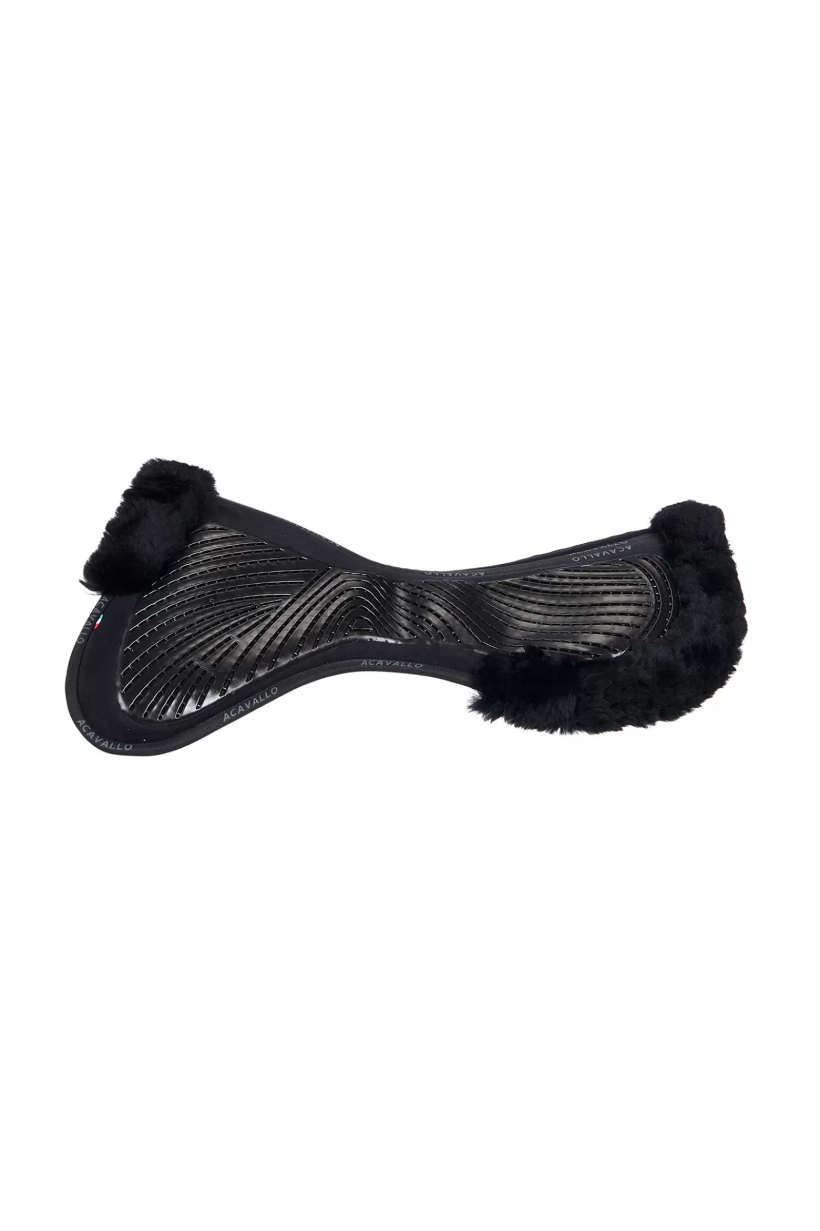 acavallo Alzapaletta/Salvagarrese | Sottosella Close Contact Gel & Memory Foam In Pelle Black/Black