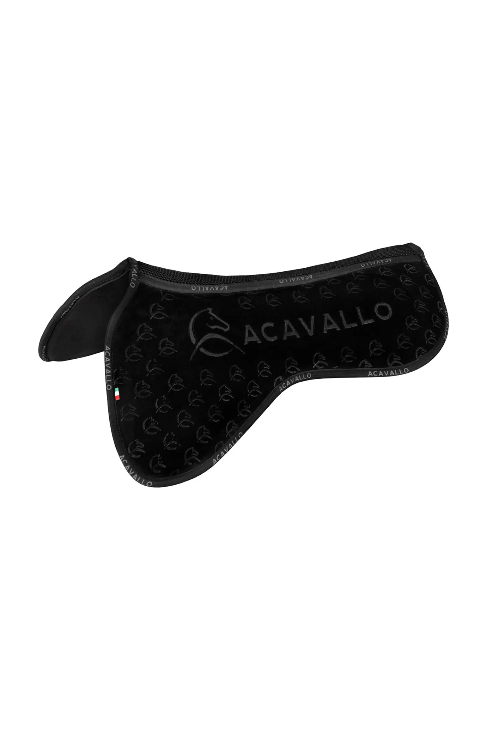 acavallo Alzapaletta/Salvagarrese | Sottosella In Memory Foam Spine Free Close Contact Con Presa In Silicone Black