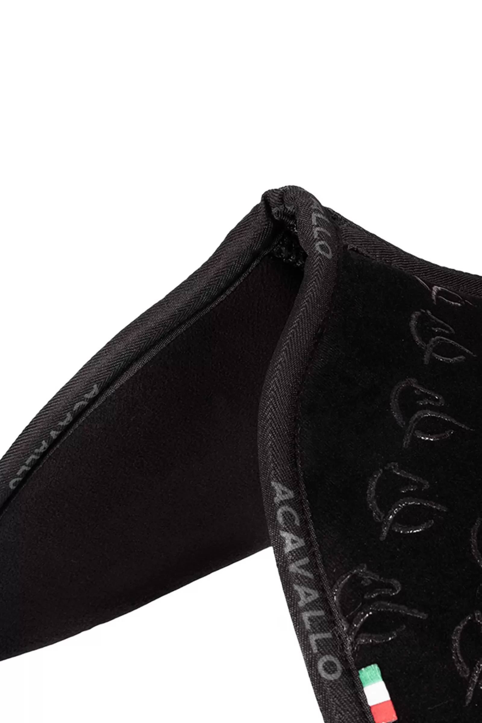 acavallo Alzapaletta/Salvagarrese | Sottosella In Memory Foam Spine Free Close Contact Con Presa In Silicone Black