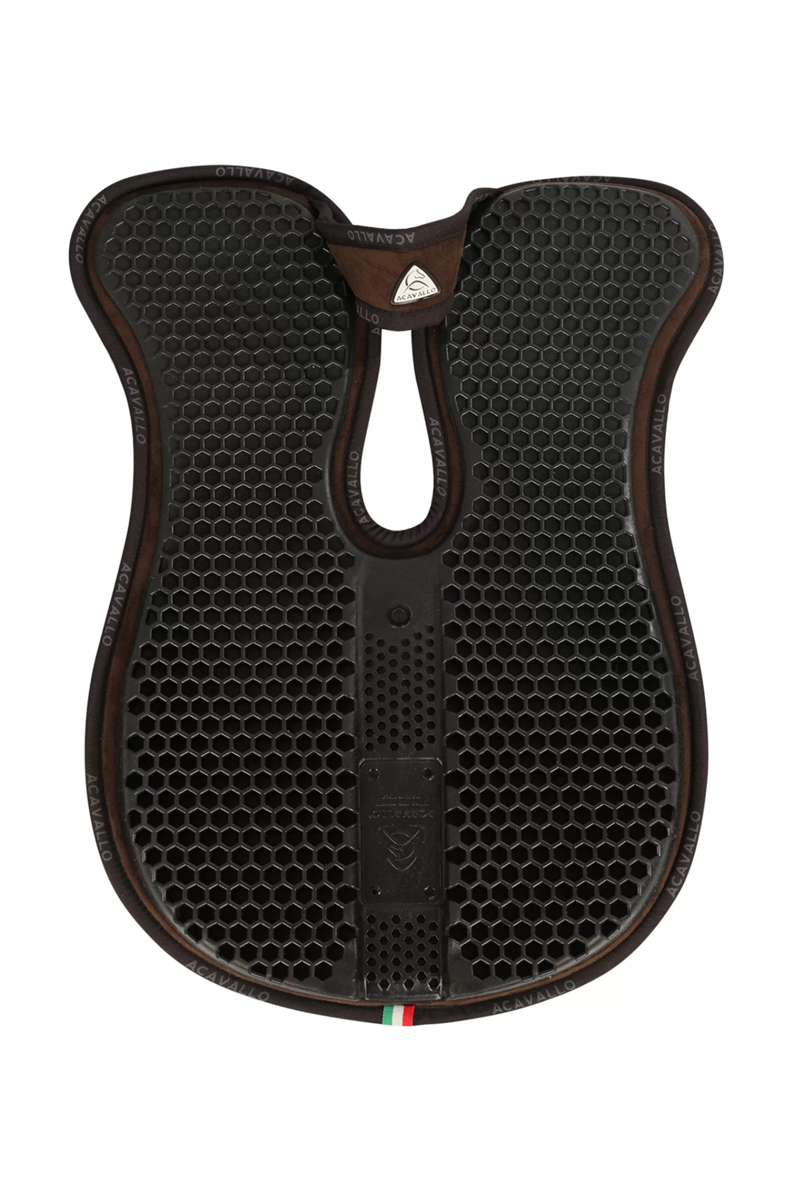 acavallo Alzapaletta/Salvagarrese | Withers Free Hexagonal Sottosella Gel In Memory Foam Con Rialzo Posteriore Brown