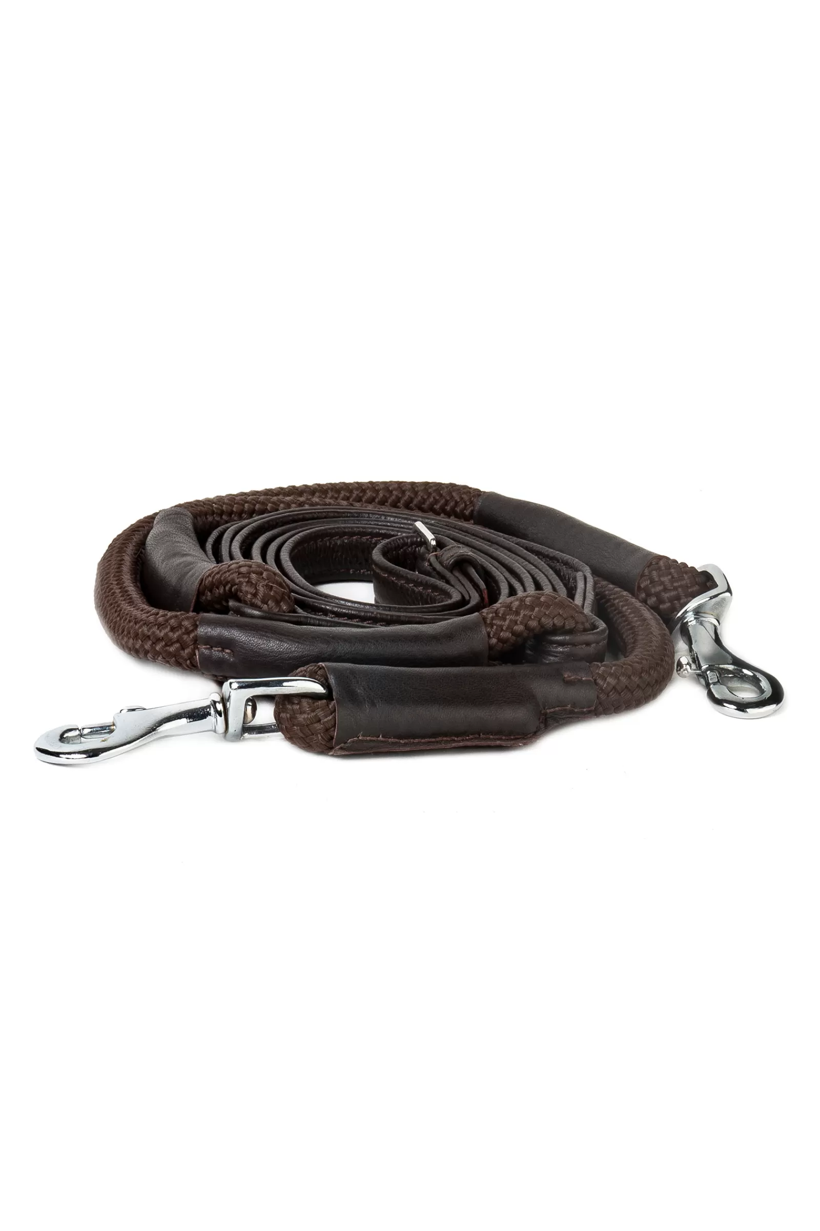 fra Briglie E Chiudibocca | Briglia Senza Morso El Camin (Sistema 5) Con Redini Morbide Brown