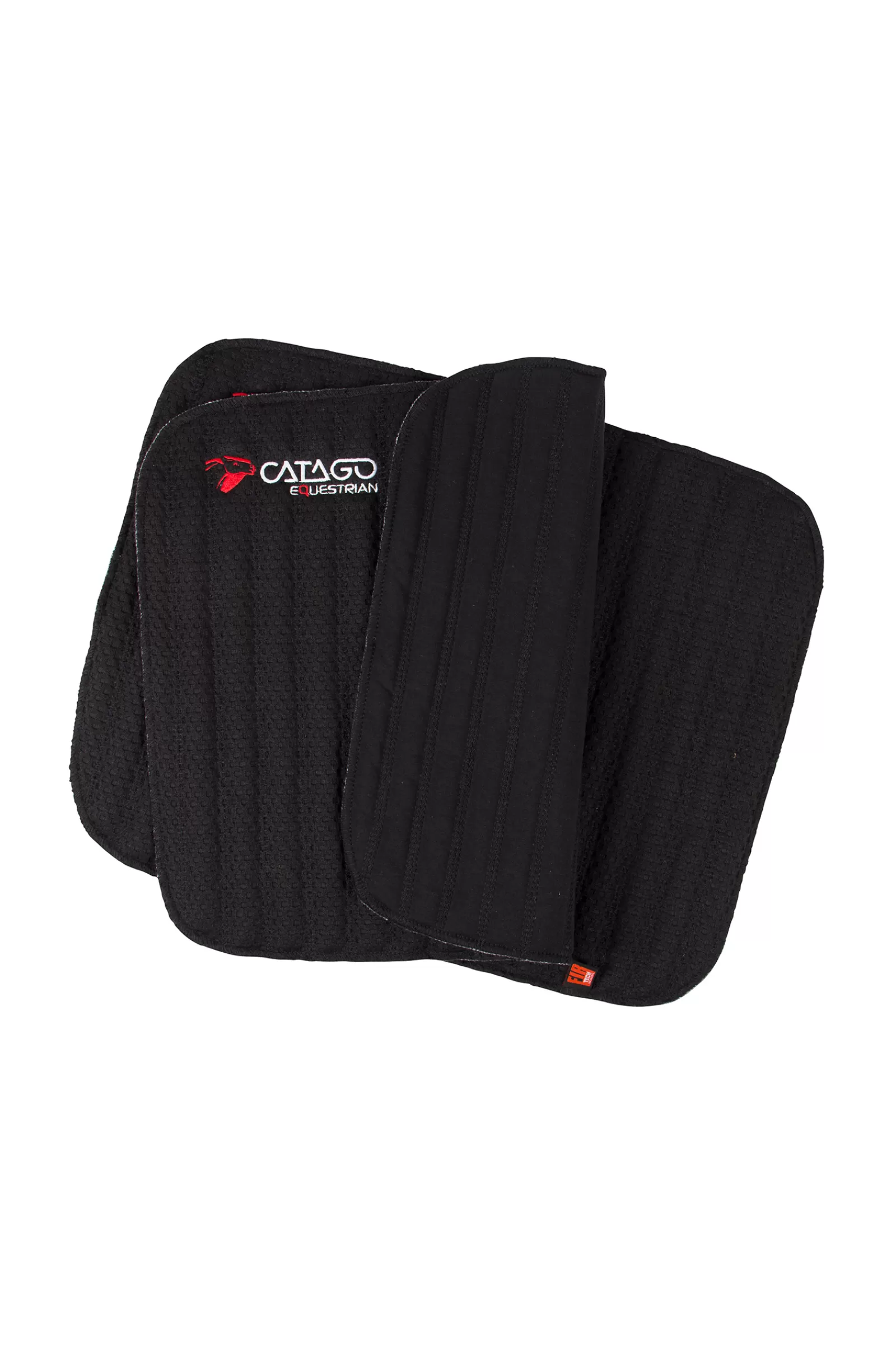 catago Sottofasce Per Cavalli | Fir-Tech Fasce Per Arti, Misura Small (40X30 Cm) Black