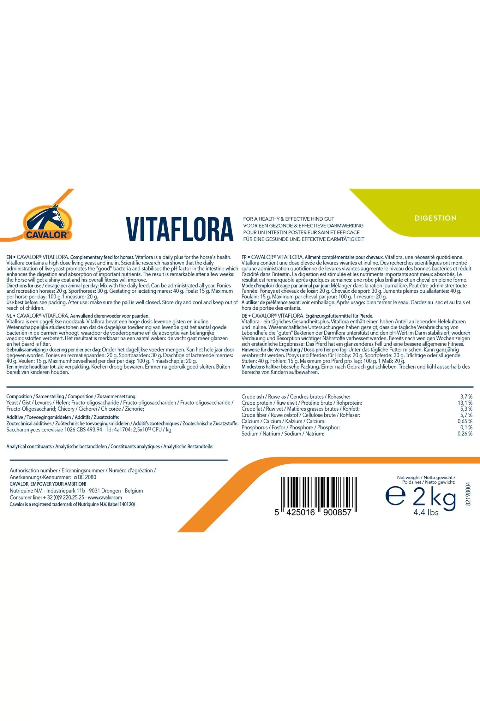 Vitaflora, 2 Kg>cavalor Cheap