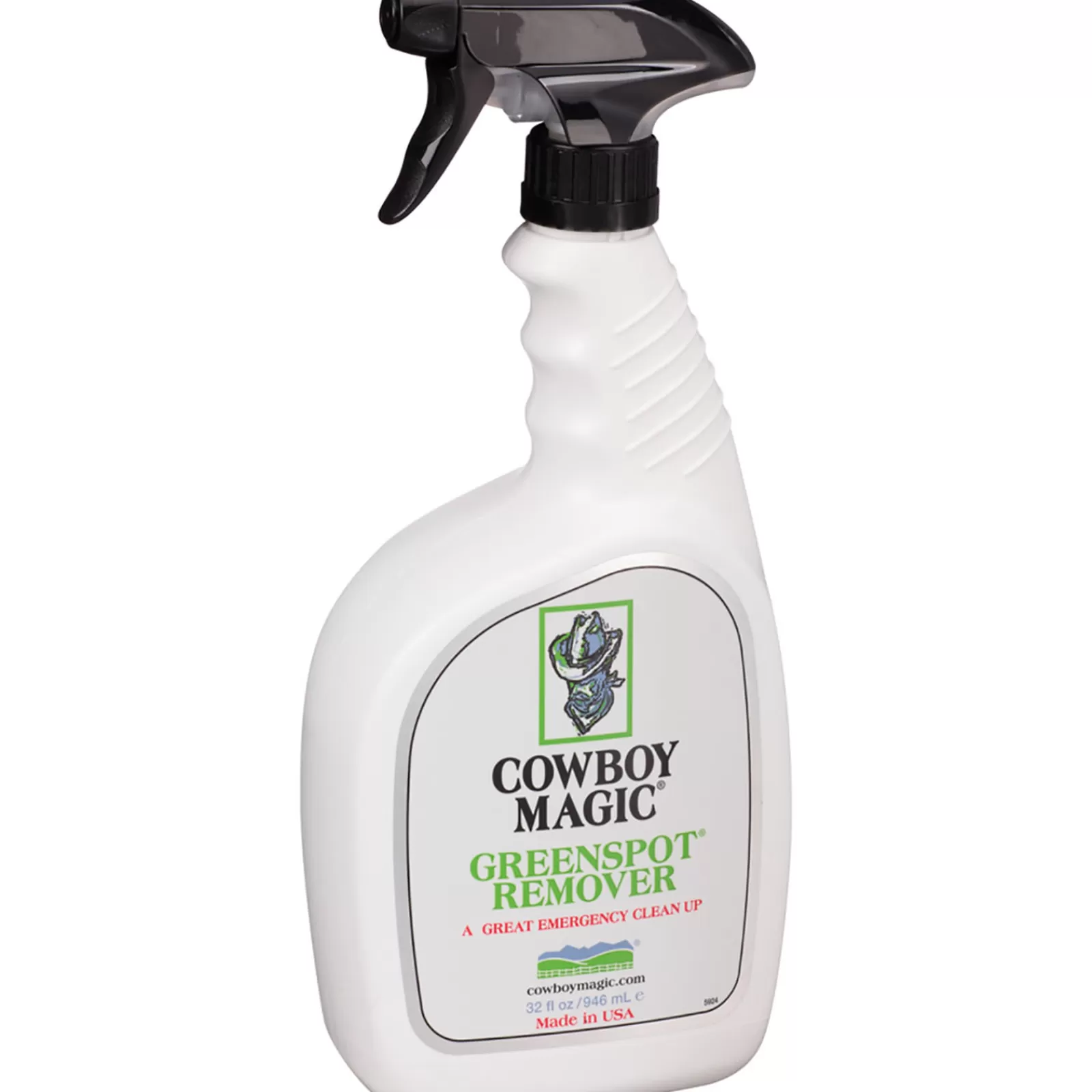 cowboymagic Cura Del Manto, Della Pelle E Della Criniera | Cowboy Magic Greenspot Remover, 944Ml White/Green