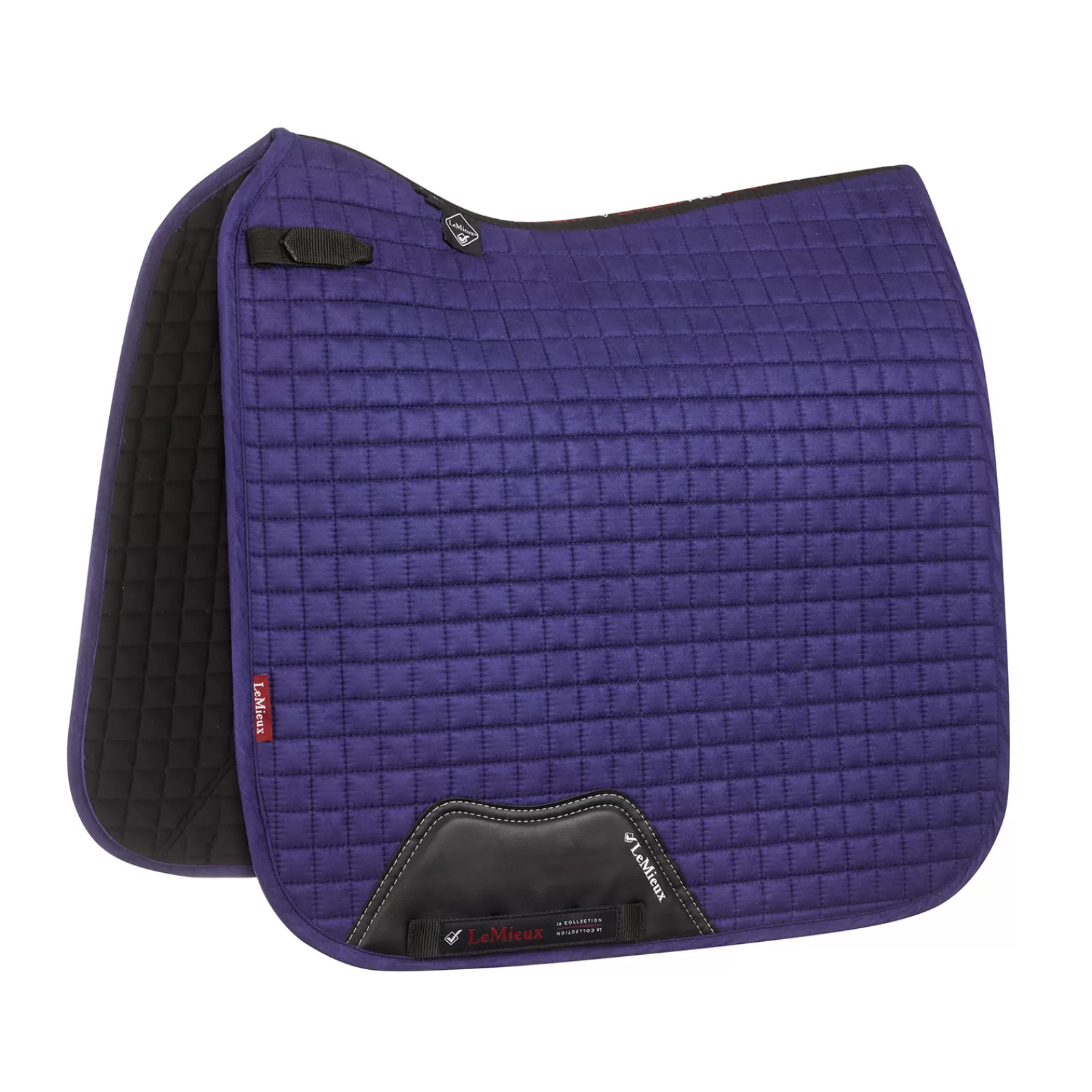 lemieux Dressursjabraker | Cuscinetto Da Dressage Di Lusso Stagionale In Pelle Scamosciata Ink Blue