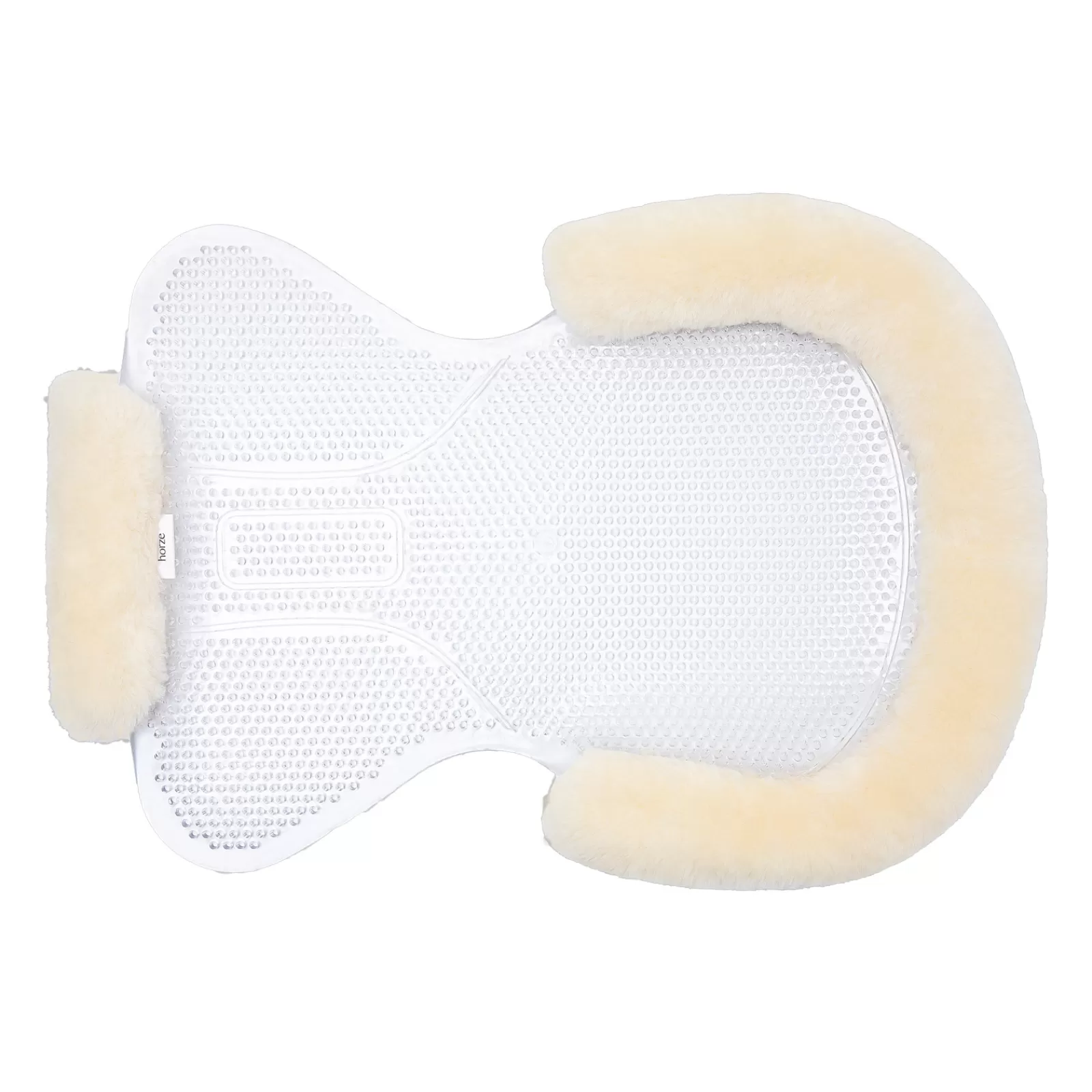 * Alzapaletta/Salvagarrese | Cuscinetto In Gel Harleigh Con Finiture In Pelle Di Agnello Bianco Sporco