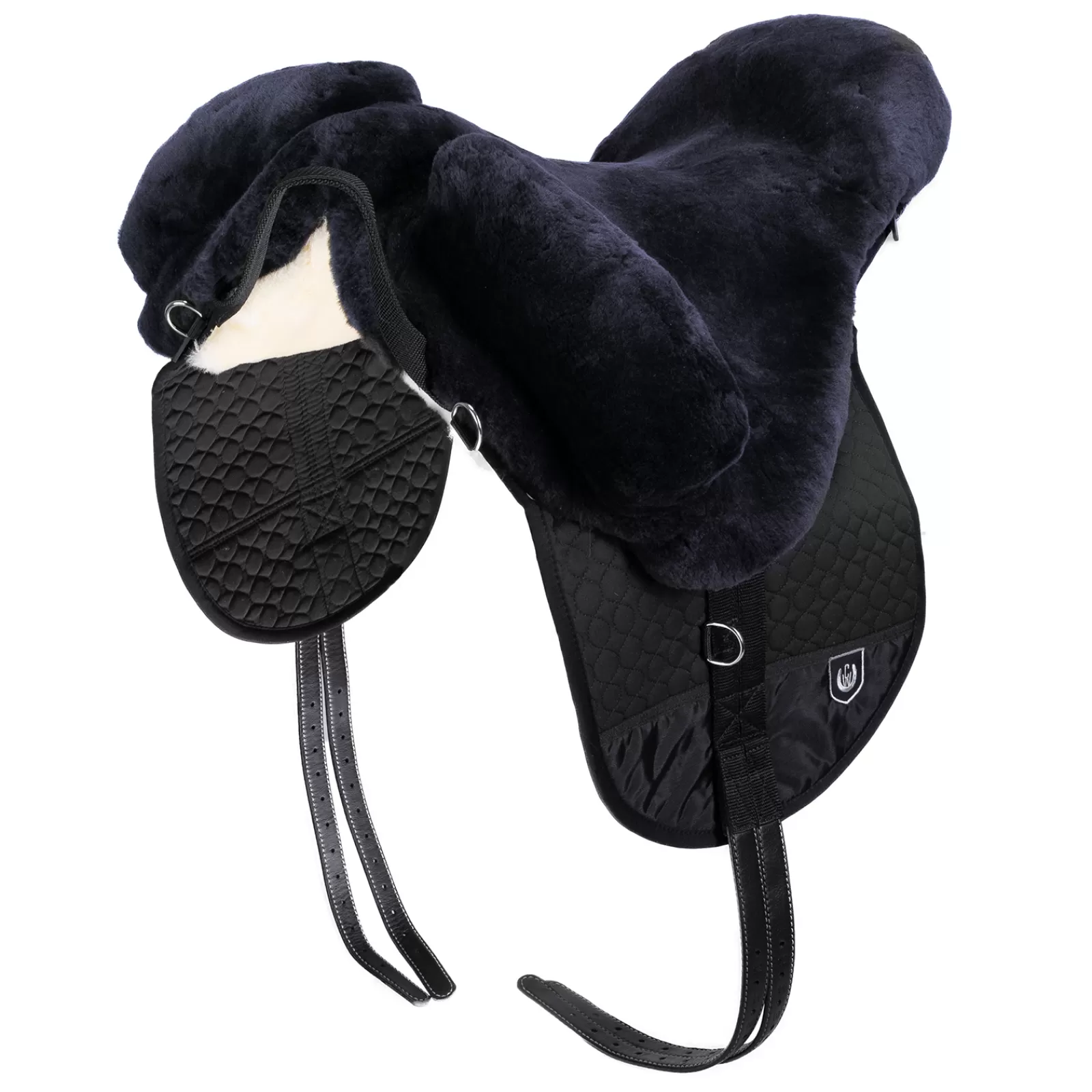 Cuscinetto In Pelle Di Agnello Bareback Riding Premium Plus, Shetland>christ Best Sale