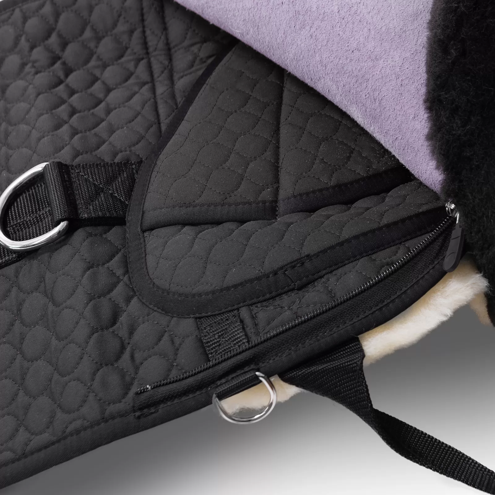 Cuscinetto In Pelle Di Agnello Bareback Riding Premium Plus, Shetland>christ Best Sale