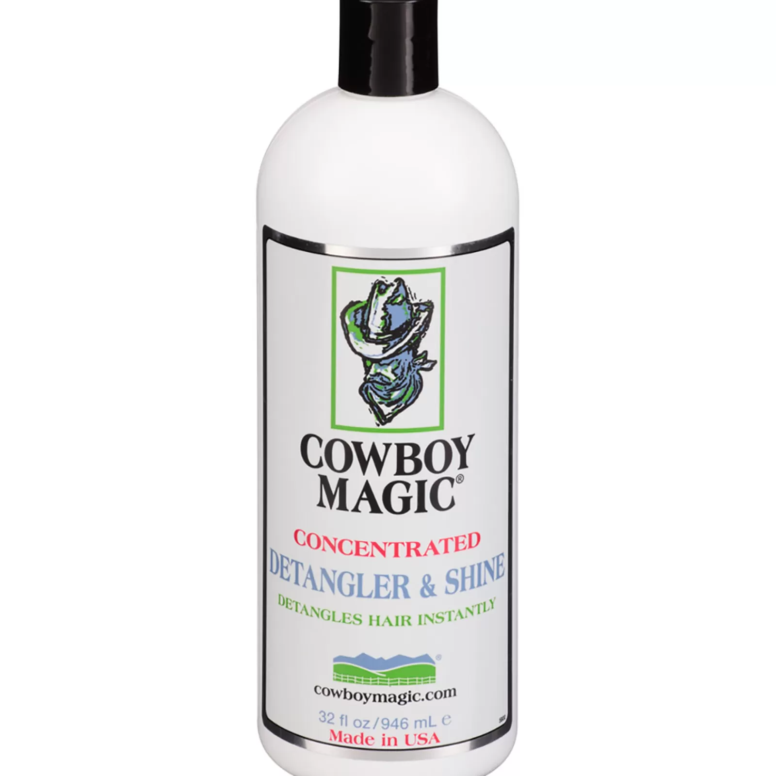 cowboymagic Cura Del Manto, Della Pelle E Della Criniera | Detangler & Shine™ 946 Ml White/Blue