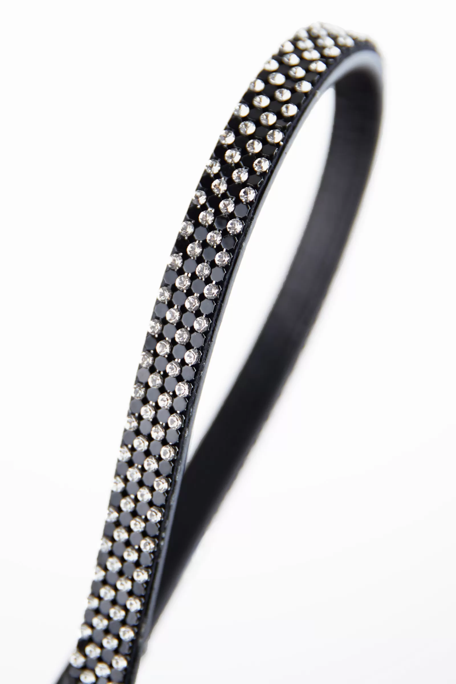 * Frontalini | Edinburgh Frontalino Con Cristalli Swarovski Black