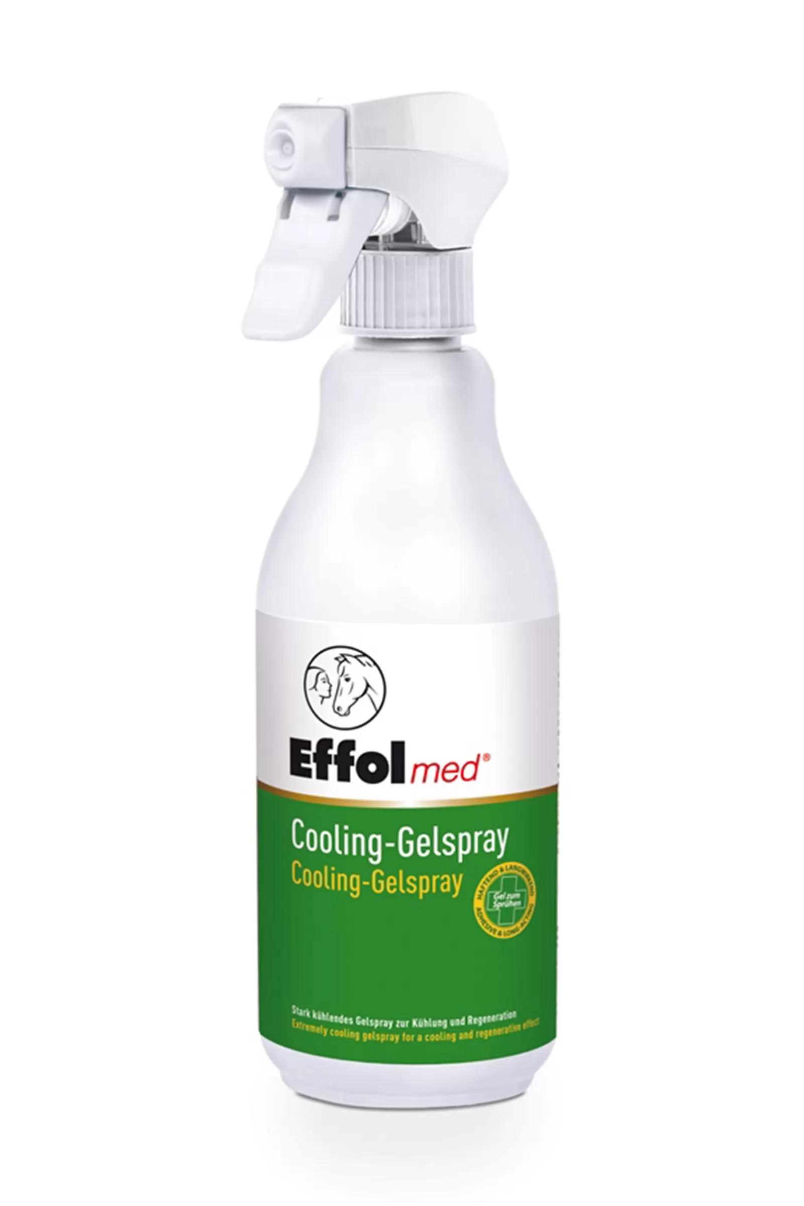 effol Pronto Soccorso Per Cavallo | Med Cooling Gel Spray 500Ml Green/White