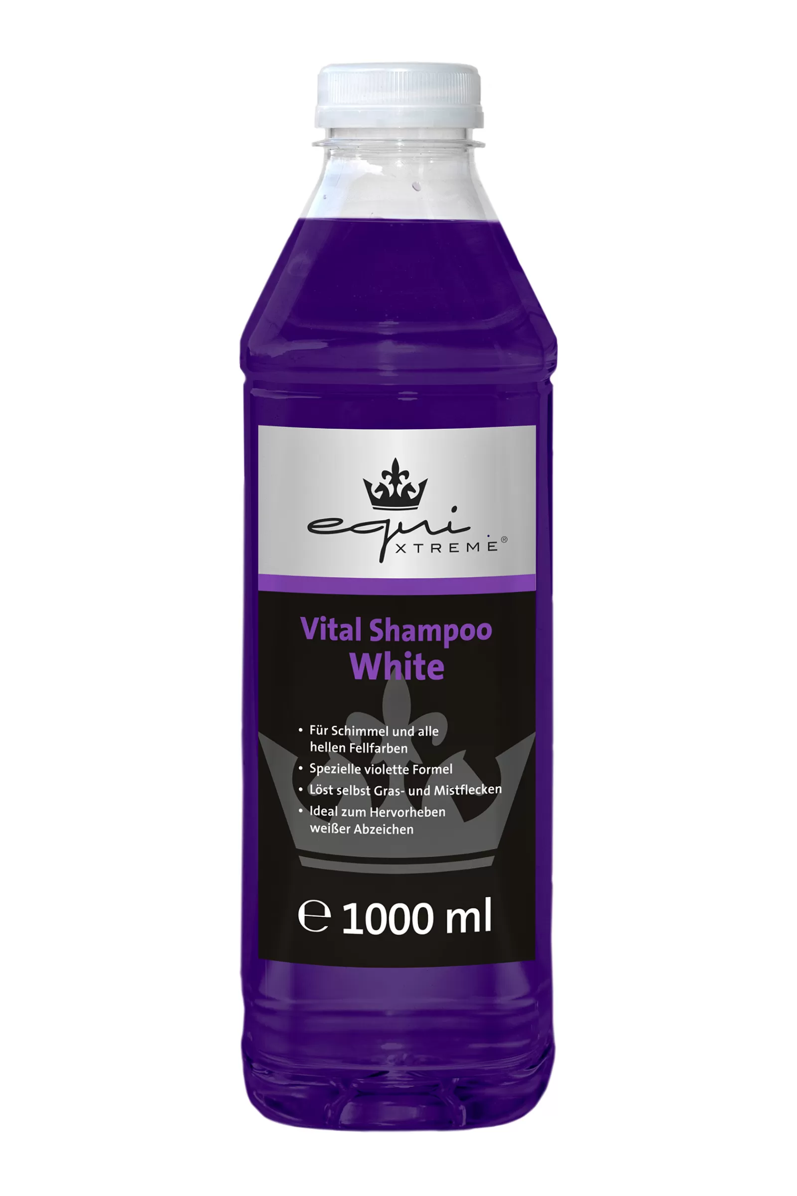 equixtreme Cura Del Manto, Della Pelle E Della Criniera | Vital Shampoo Bianco, 1000 Ml Black/Gray