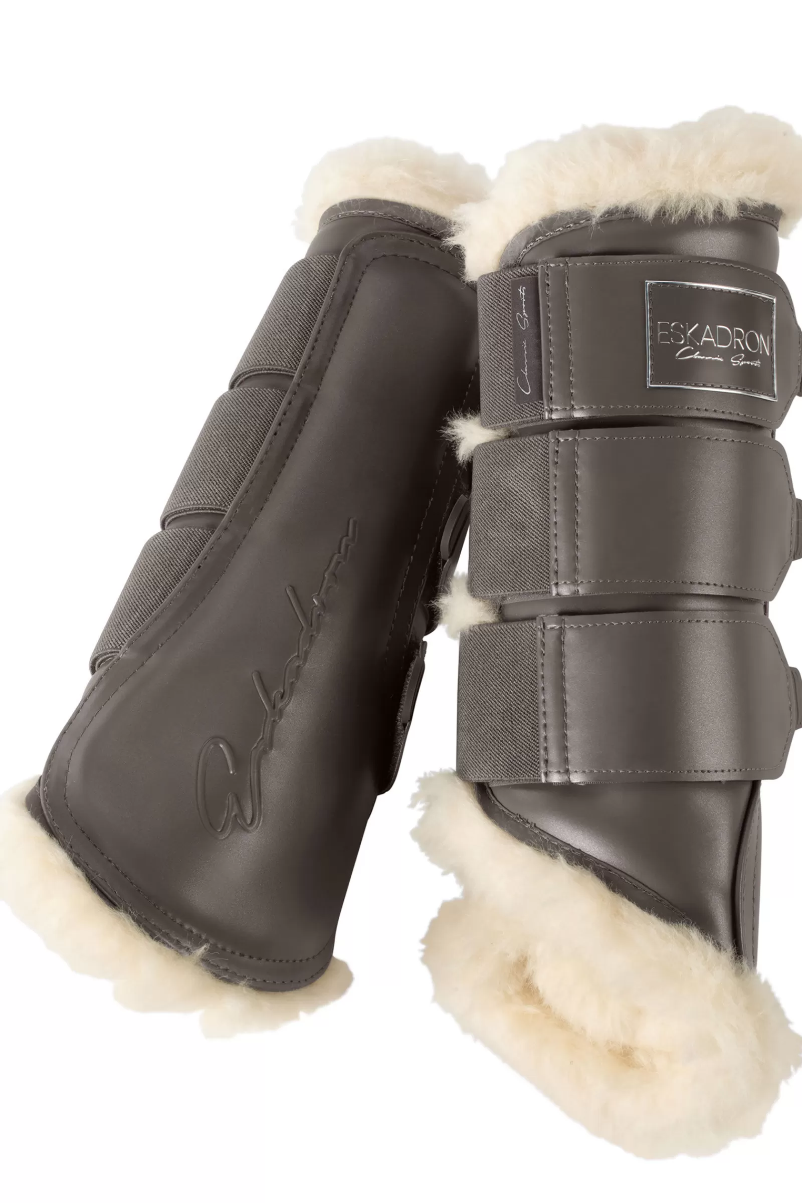 eskadron Stinchiere E Protezioni | Classic Sports Ss22 Stivali Paratendini Glamslate Evo-Wool Fossil Brown