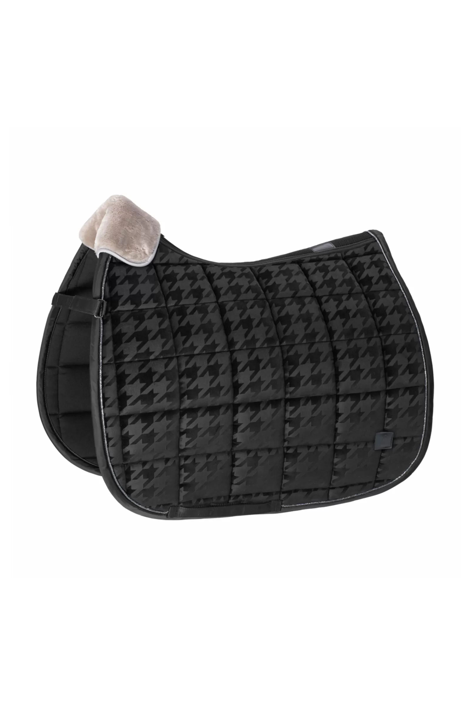 eskadron Dressursjabraker | Essence 22/23 Sottosella Da Dressage In Raso Con Stampa Black