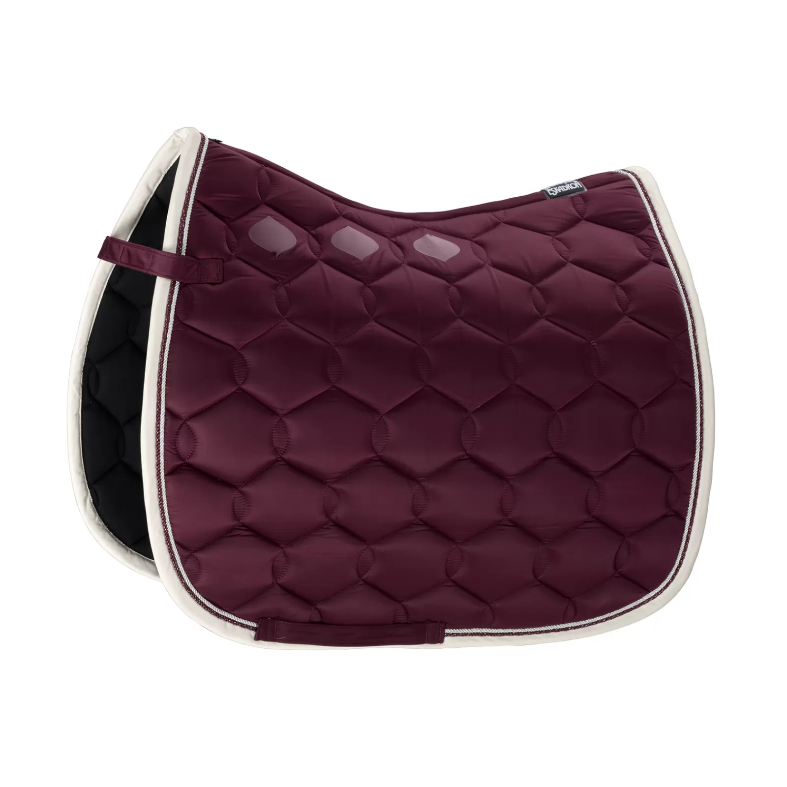 eskadron Dressursjabraker | Sottosella Da Dressage Con Motivo Scintillante A Contrasto Burgundy Dark Red