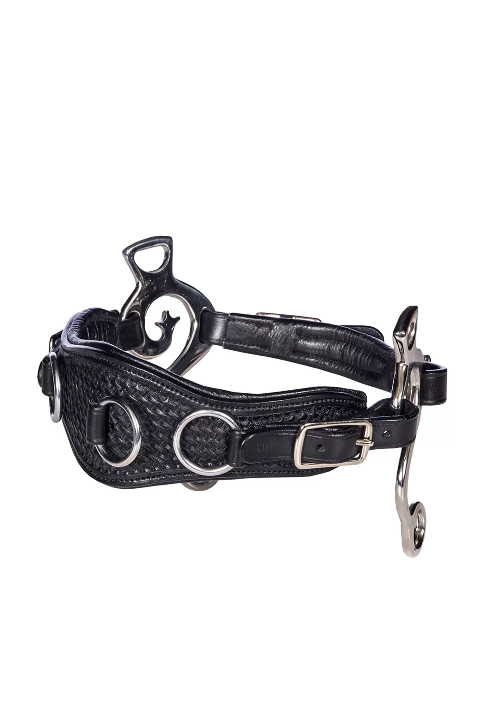 fra Briglie E Chiudibocca | Fiore Cavemore Nosepart Pelle Inglese (Sist.2) Con Forbici Black