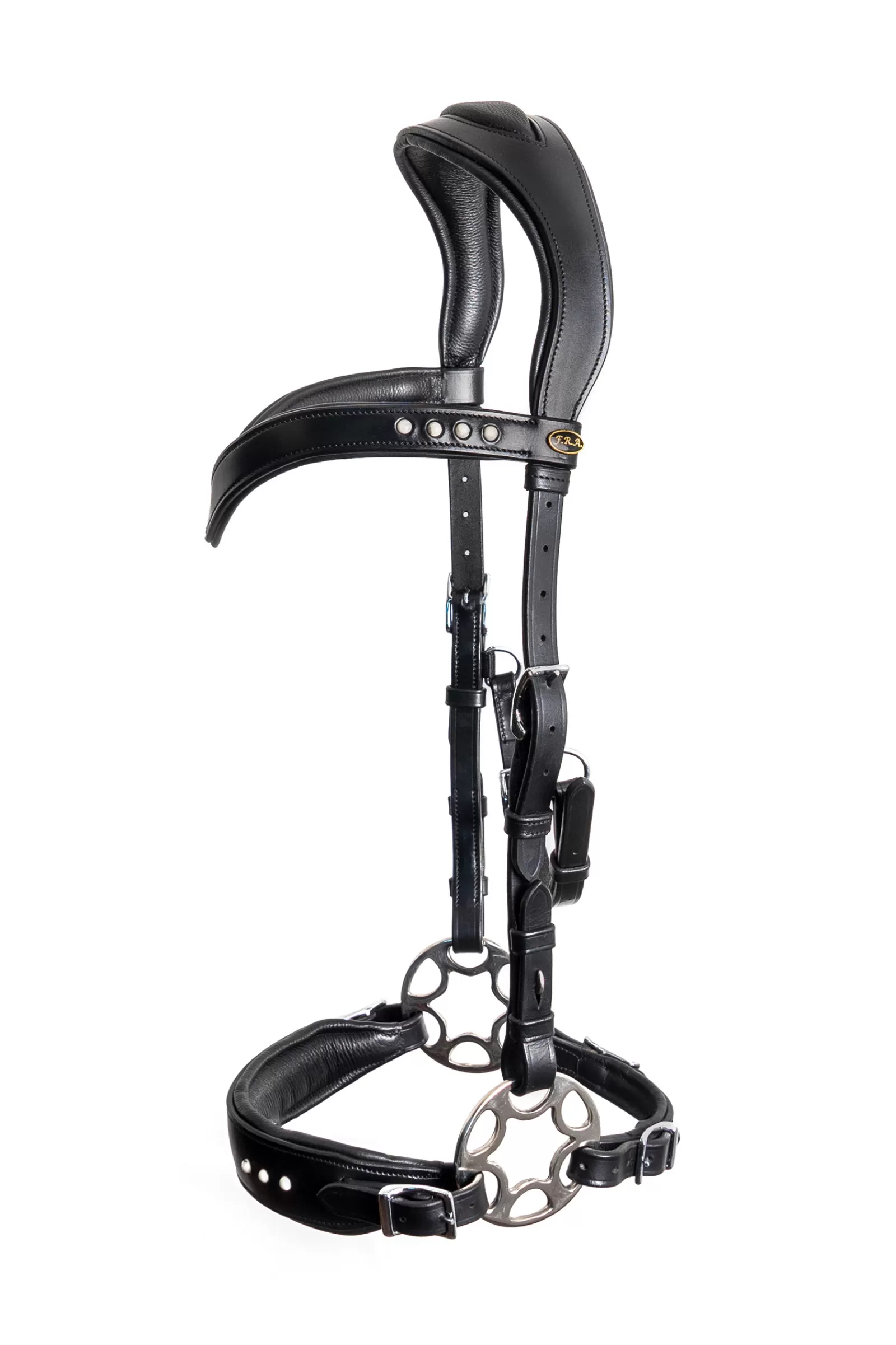 fra Briglie E Chiudibocca | F.R.A. Gloria Hackamore (Sistema 2), Colore Nero Black
