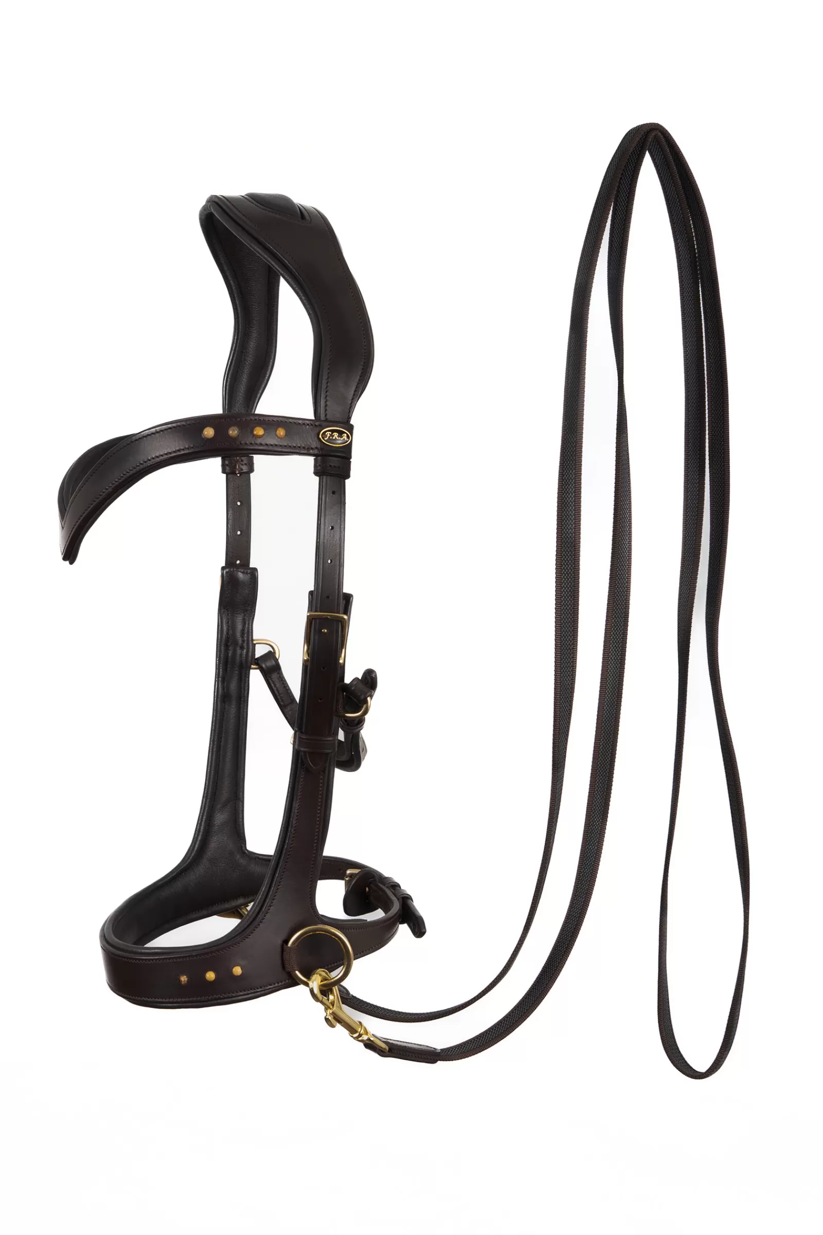 fra Briglie E Chiudibocca | F.R.A. Glory Sidepull (Sistema 3), Colore Marrone Brown
