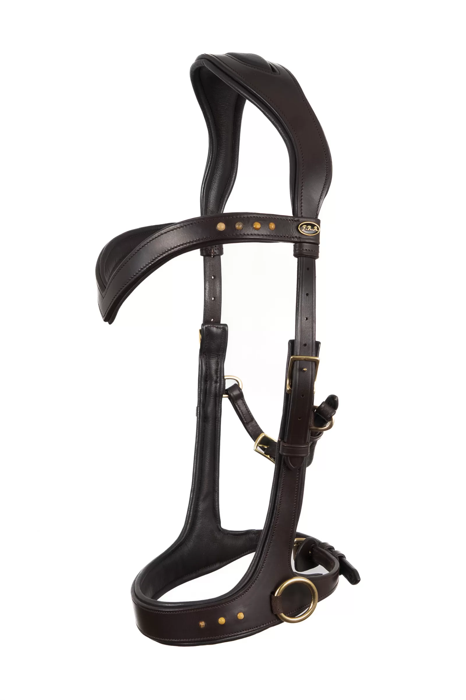 fra Briglie E Chiudibocca | F.R.A. Glory Sidepull (Sistema 3), Colore Marrone Brown