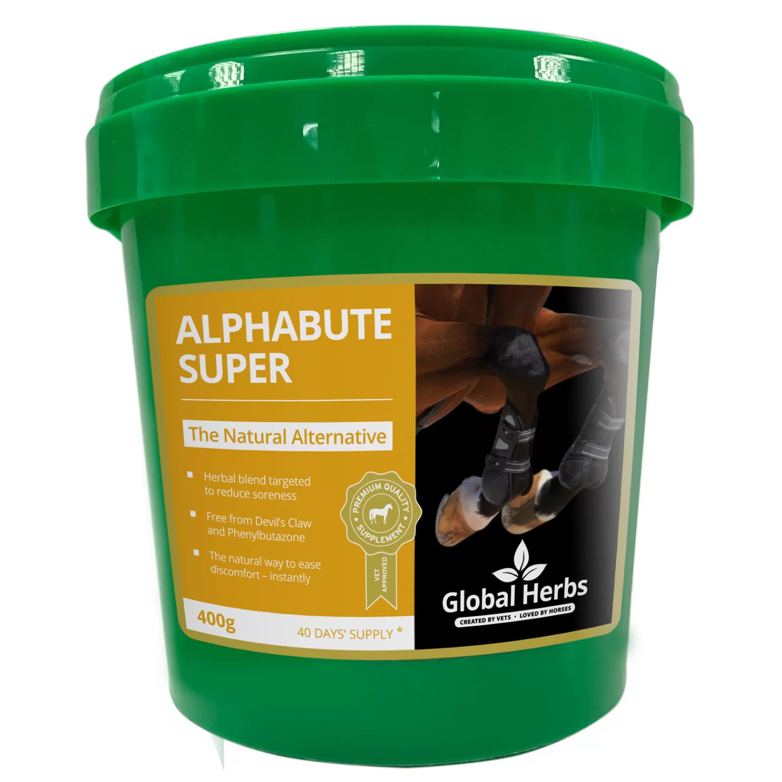 Global Herbs Alphabute Super, Articolazioni E Muscoli, 400 G>globalherbs Hot