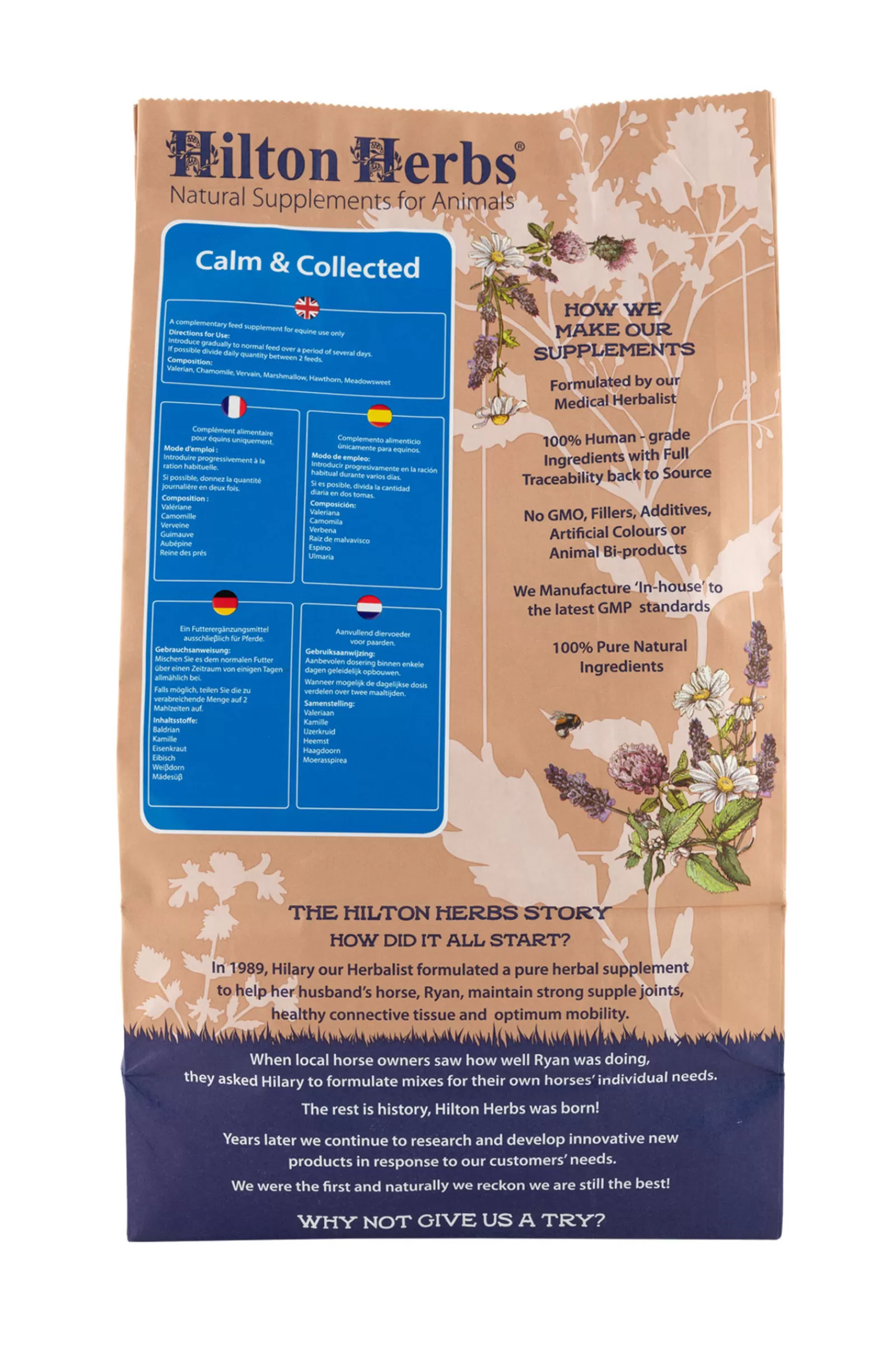 Hilton Herbs Calm & Collected – Temperamend, 1 Kg>hiltonherbs New