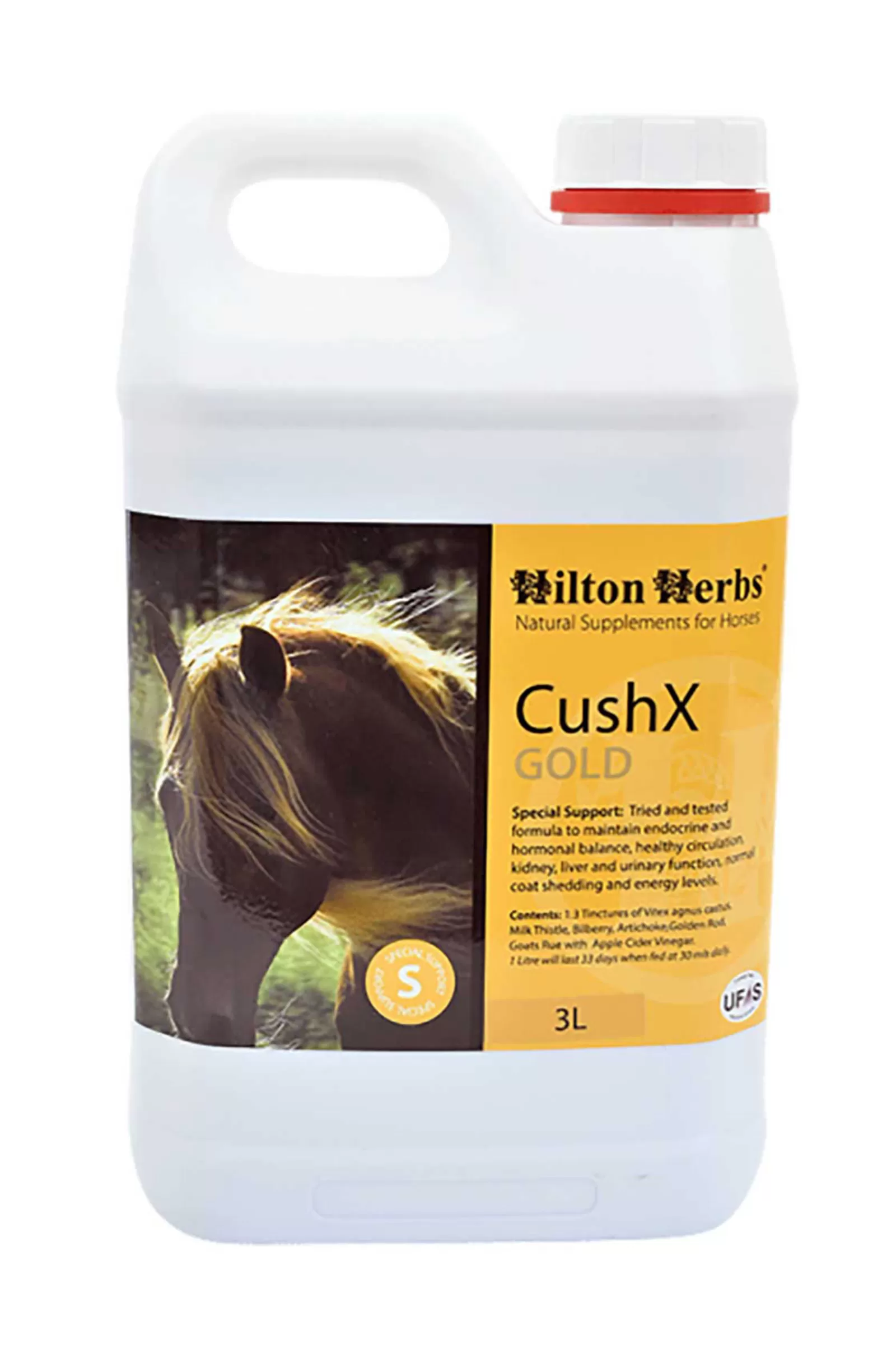 Hilton Herbs Cush X Gold Supports Endocrine System, 3 L>hiltonherbs Hot