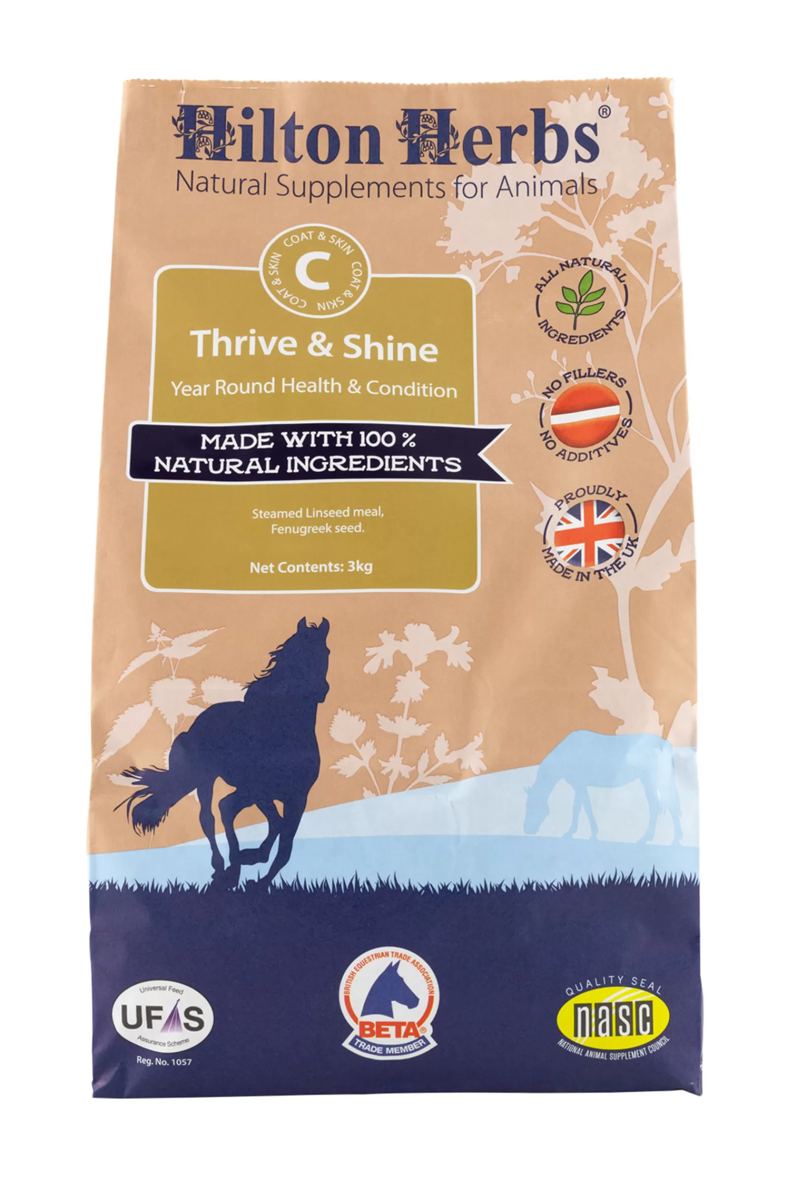 Thrive & Shine 3Kg Tub>hiltonherbs Hot