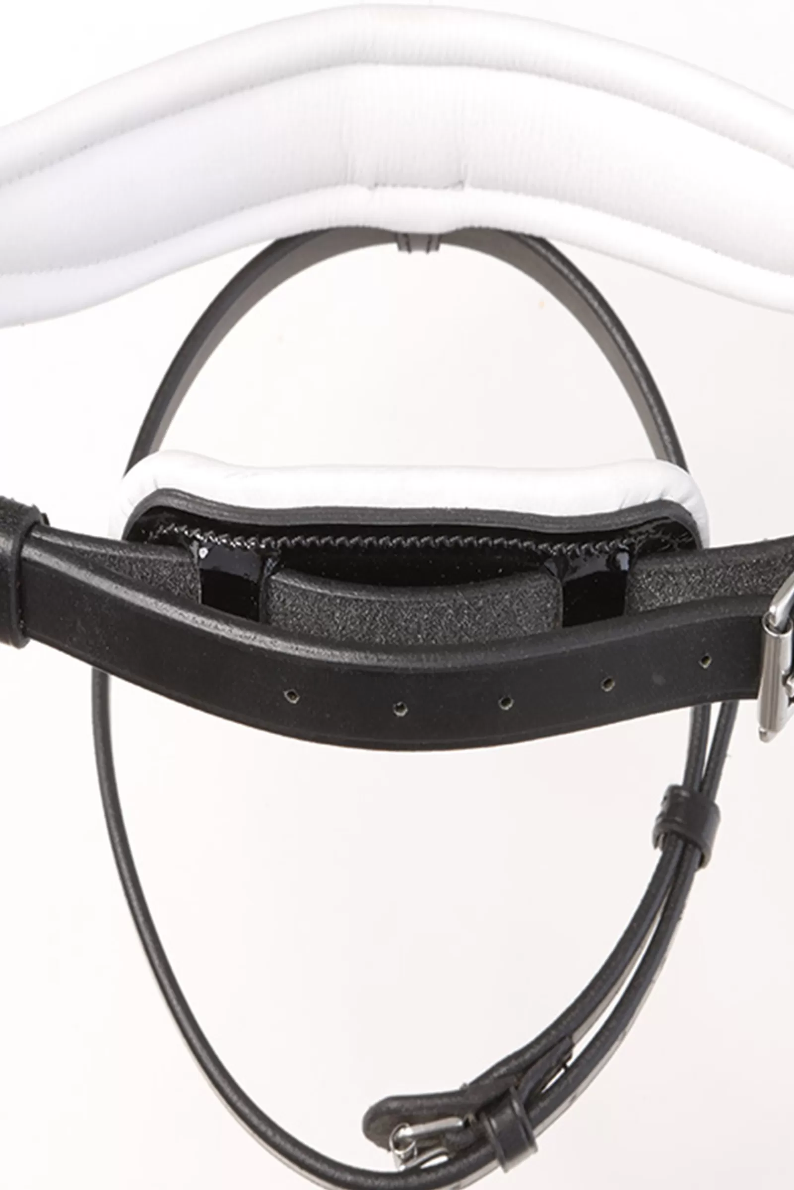 kavalkade Briglie E Chiudibocca | Charlotte Briglia Da Dressage Con Fascia Nasale A Manovella Black/White