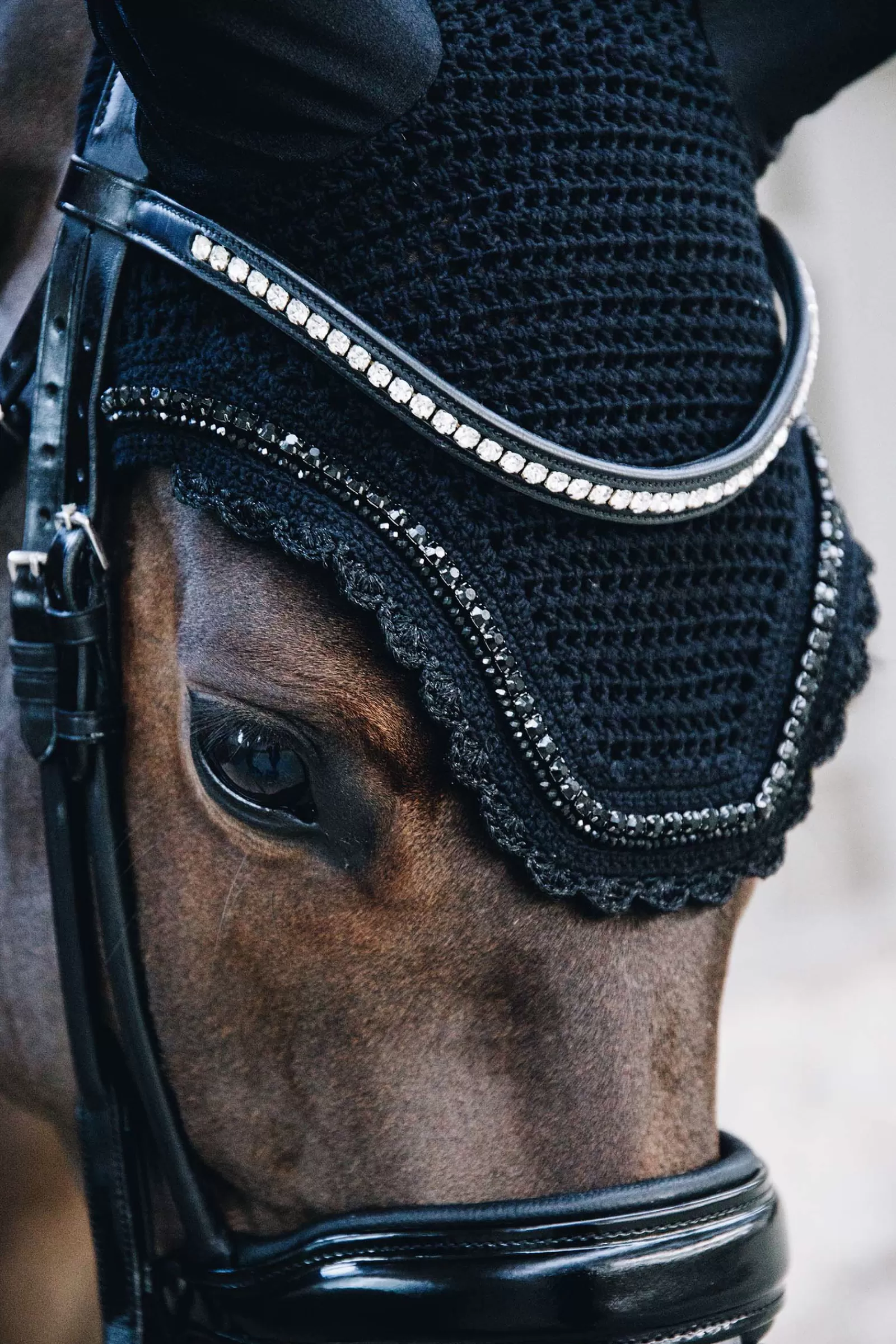 Horsewear Fly Veil Wellington Stone & Pearl Soundless>kentucky Shop