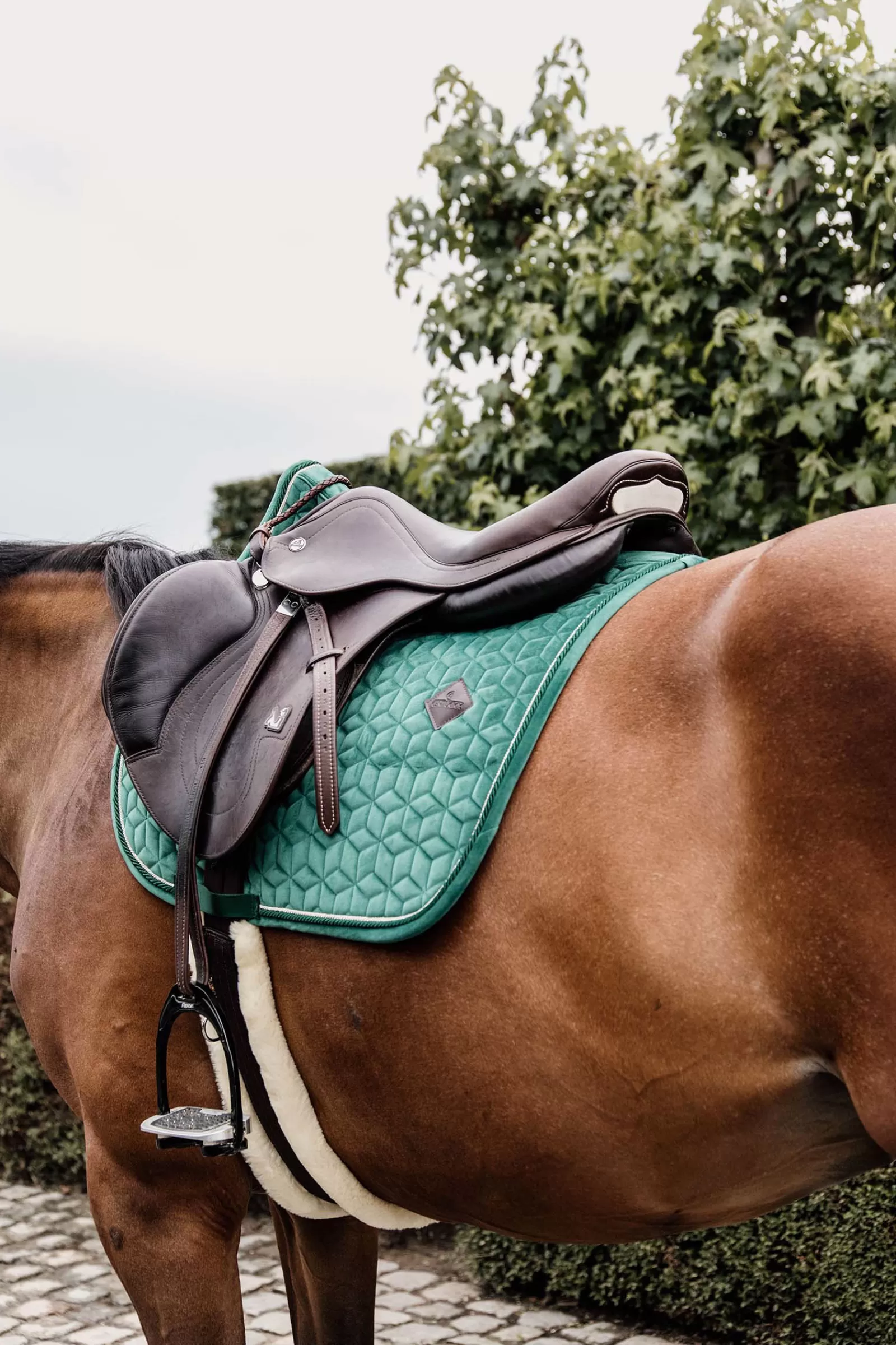 kentucky Sottosella Da Salto E Per Tutti Gli Usi | Horsewear Sottosella Da Salto Velvet Green