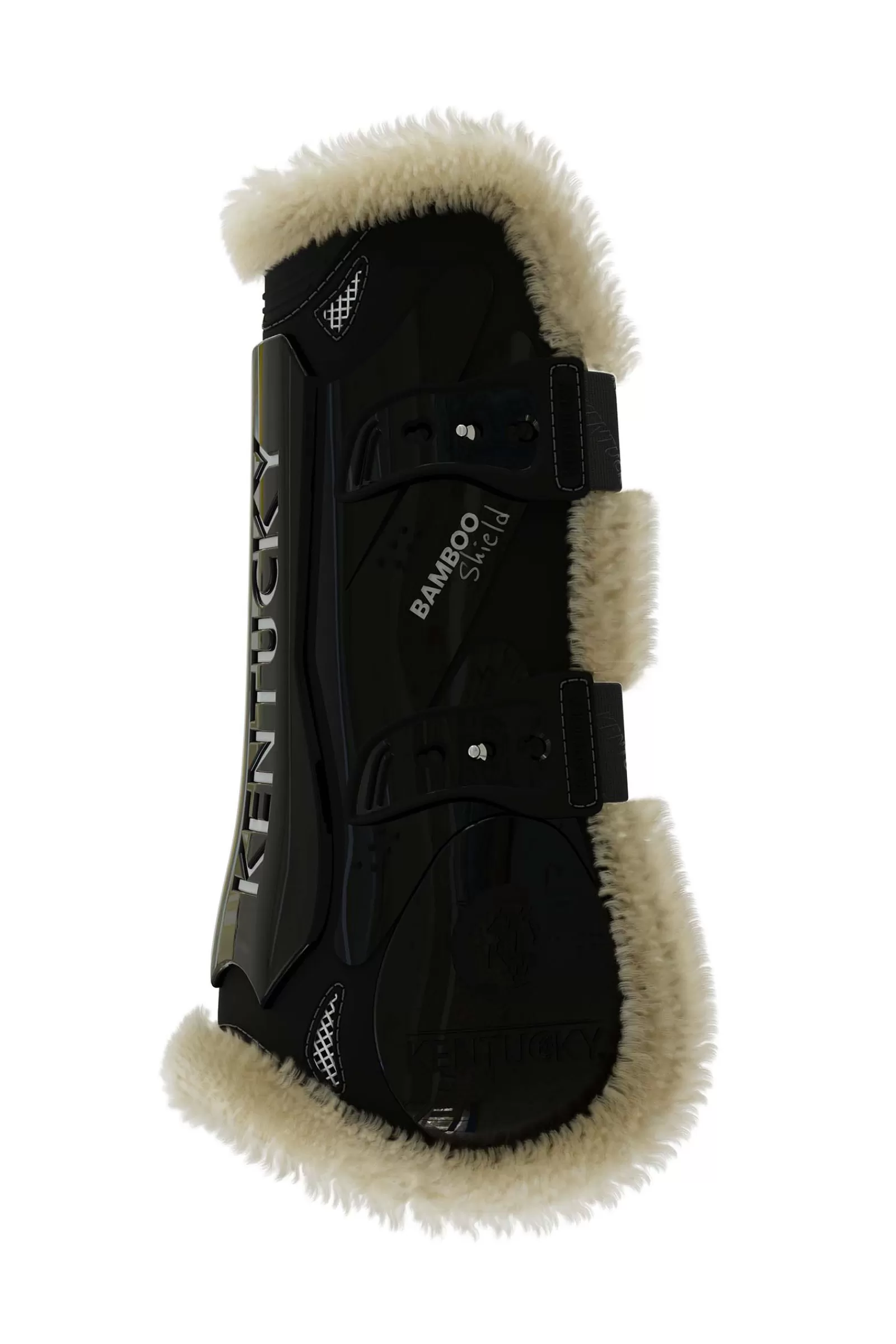 kentucky Stinchiere E Protezioni | Horsewear Stivali Paratendini Elasticizzati In Bamboo E Pelle Vegana Black