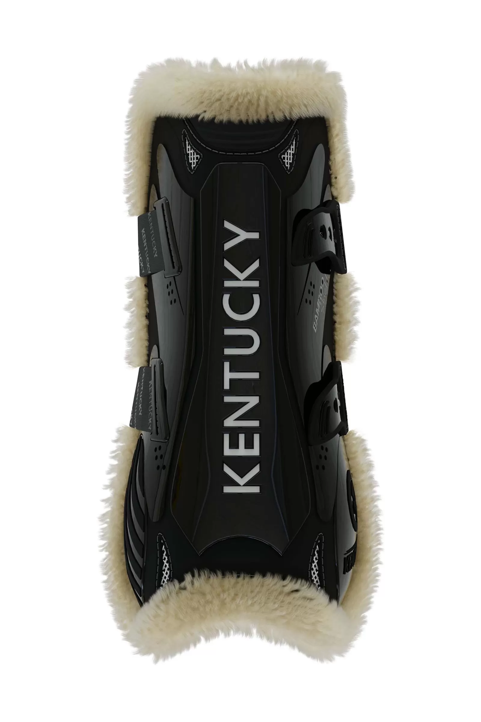 kentucky Stinchiere E Protezioni | Horsewear Stivali Paratendini Elasticizzati In Bamboo E Pelle Vegana Black