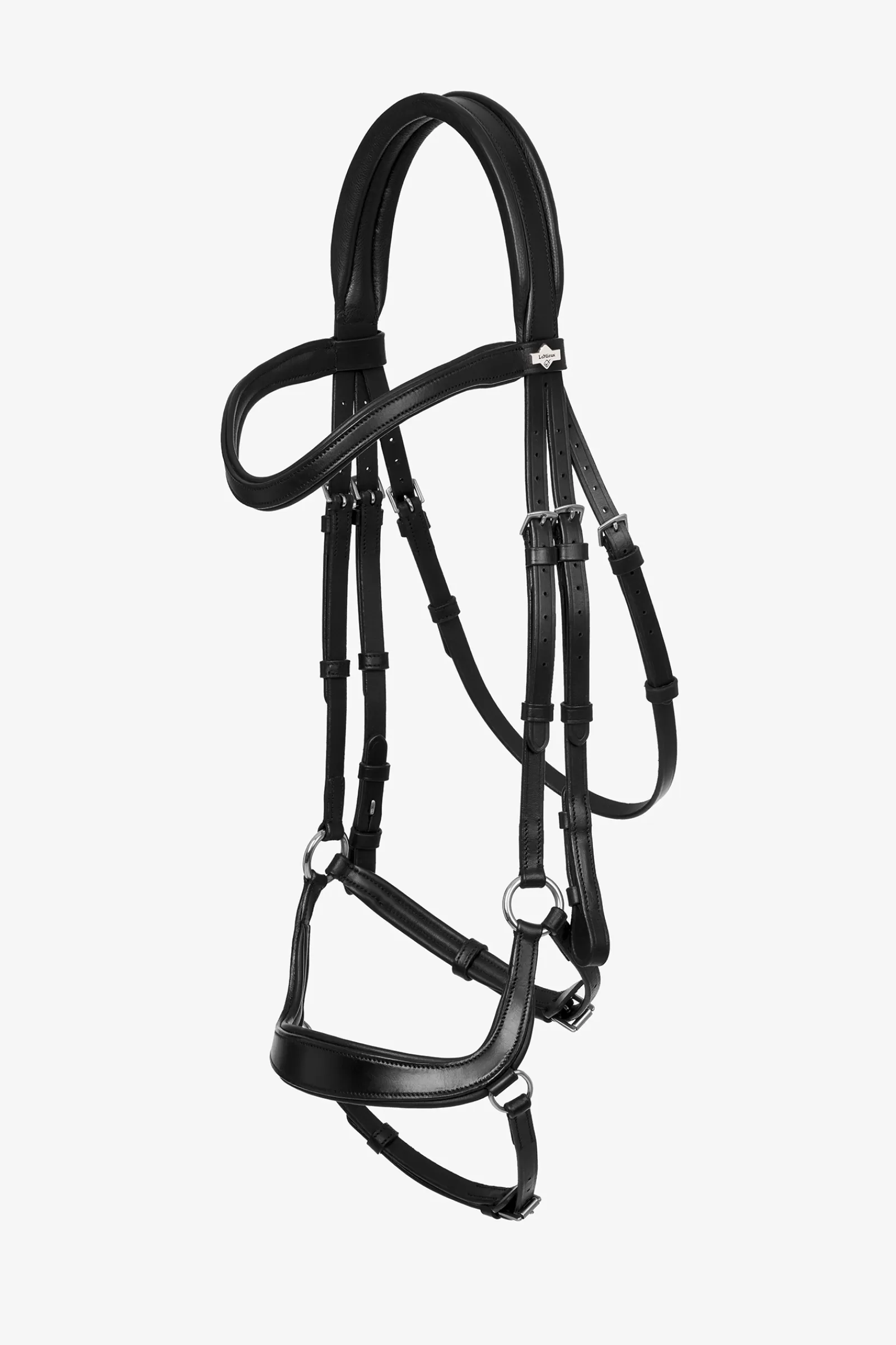 lemieux Briglie E Chiudibocca | Arika Briglia A Goccia Da Dressage Black/Silver