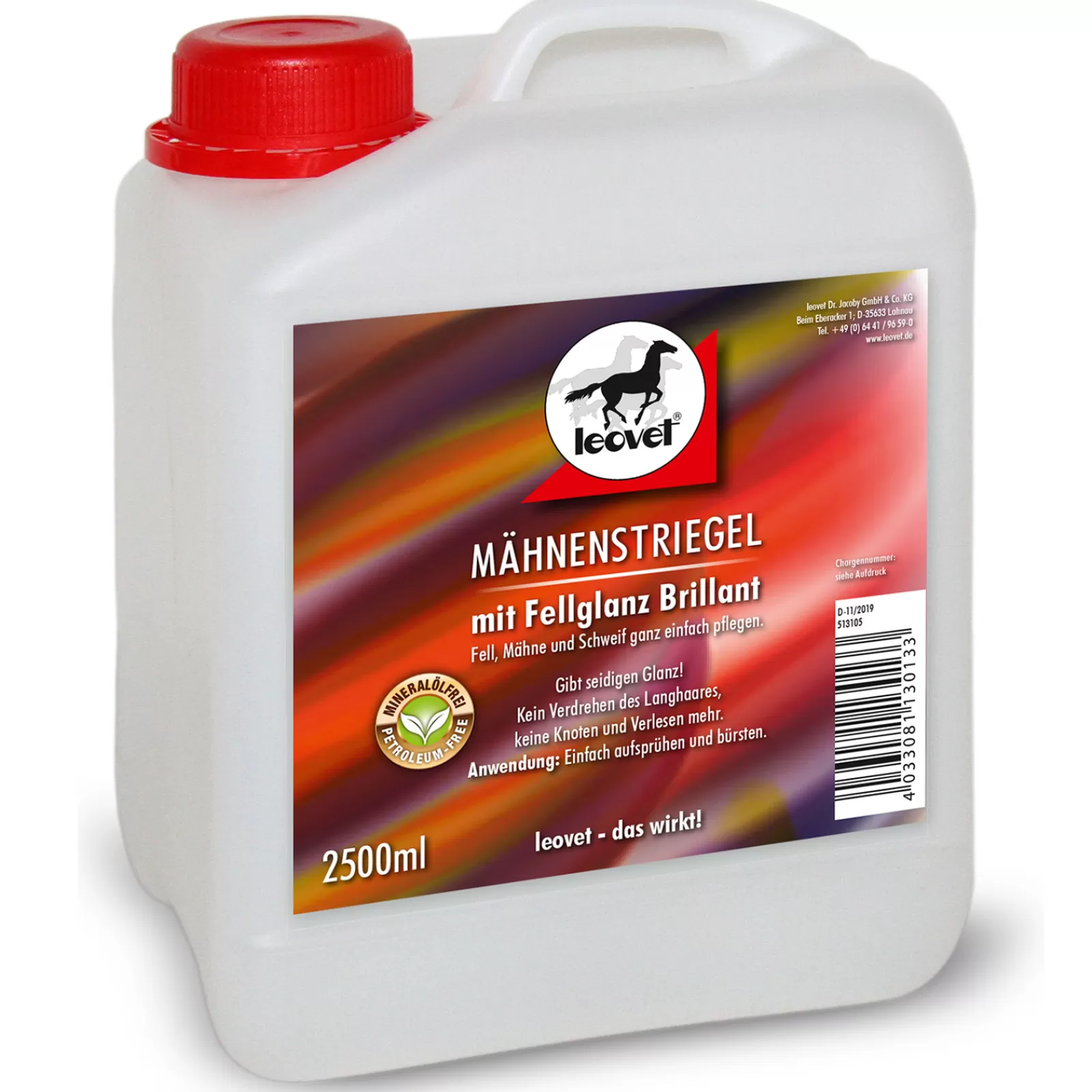 leovet Cura Del Manto, Della Pelle E Della Criniera | Coat Sheen & Tangle Free 2500Ml Non Specificato