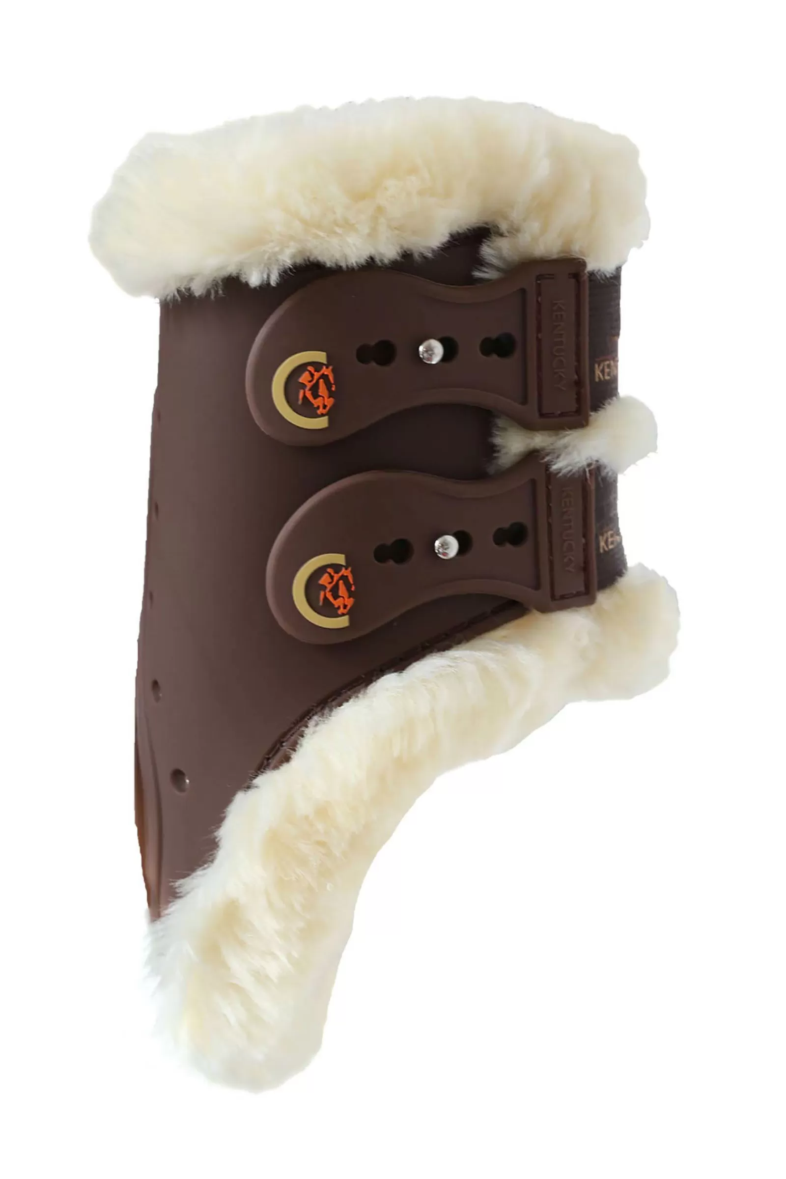 kentucky Paranocche | Paranocche In Pelle Di Pecora Horsewear Elasticizzati Brown