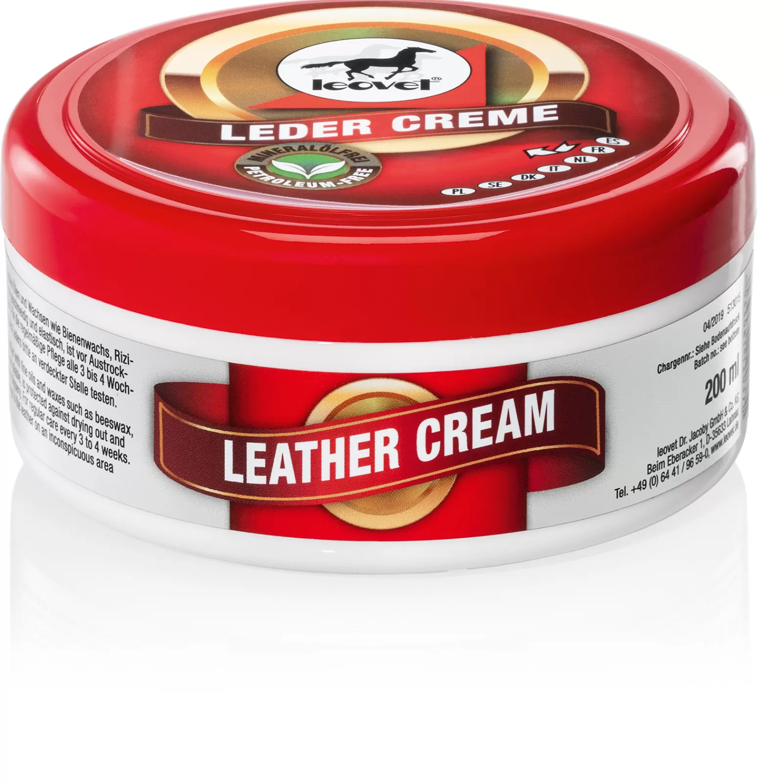 leovet Manutenzione Dell Attrezzatura | Pelle Crema Beige/ Red