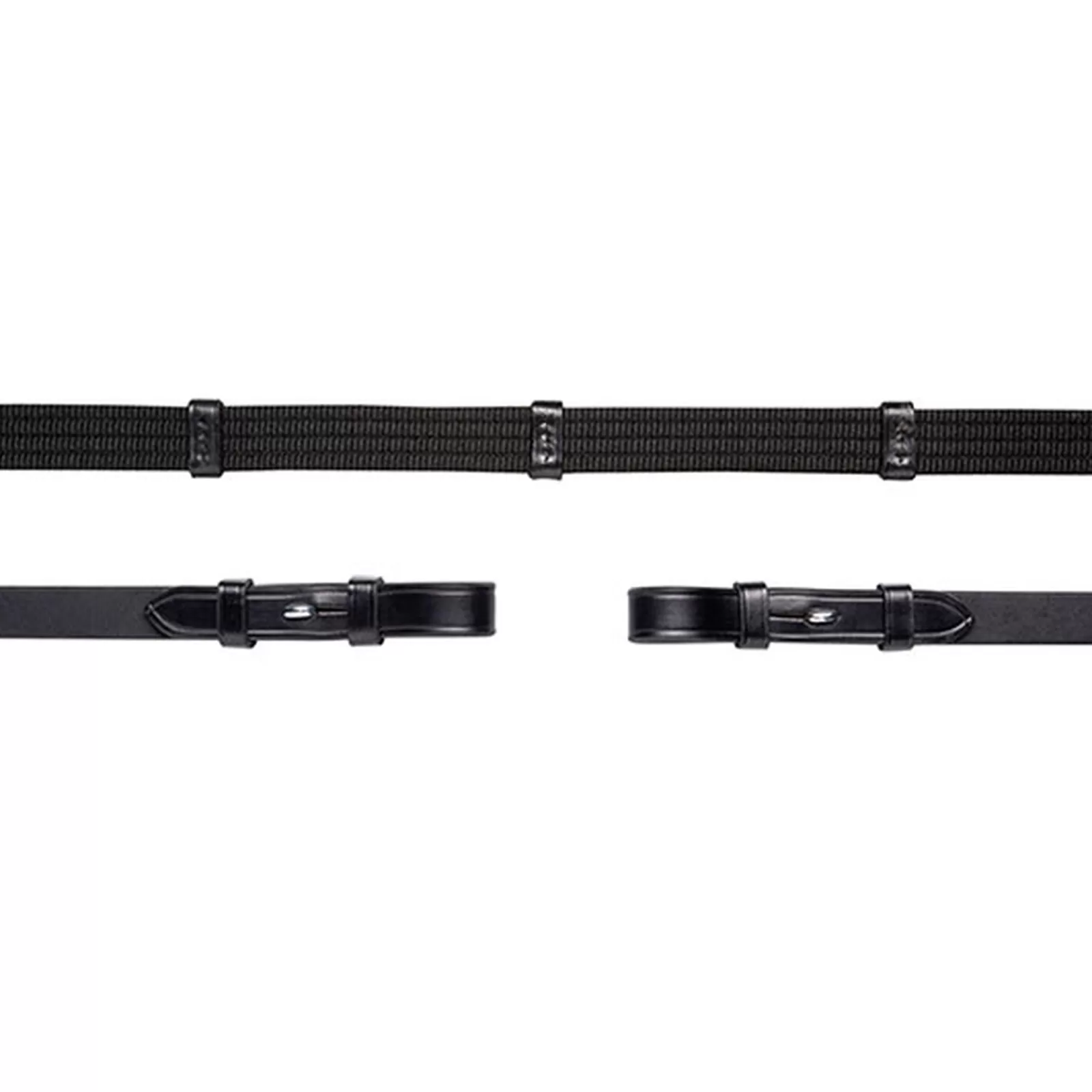 schockemohle Redini | Redini Web, Gancio E Bottone, 5 Stop, Con Stoppe Martingala Black/Silver