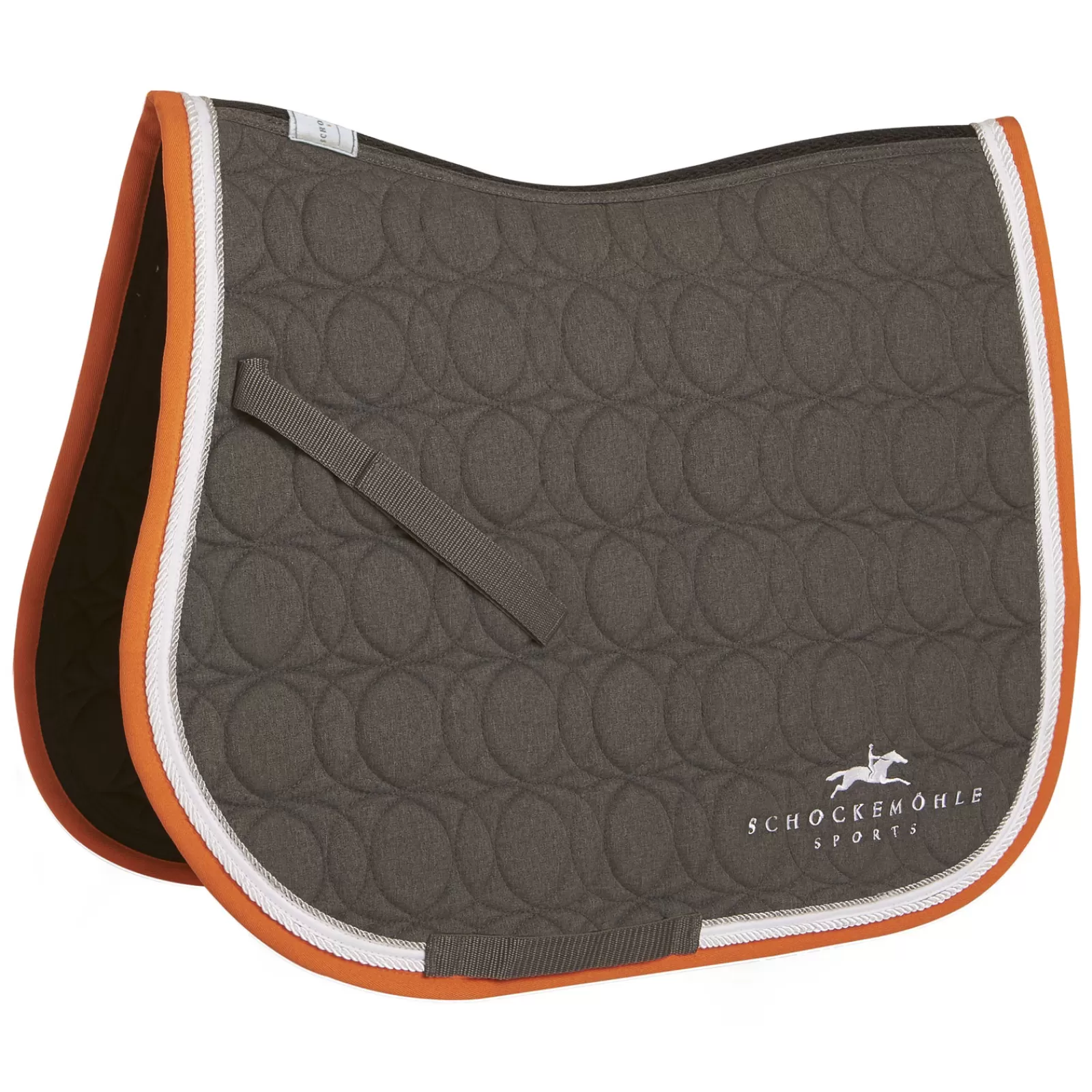 schockemohle Sottosella Da Salto E Per Tutti Gli Usi | Air Cool Jumping Pad Sl Ii Grey Melange/Orange