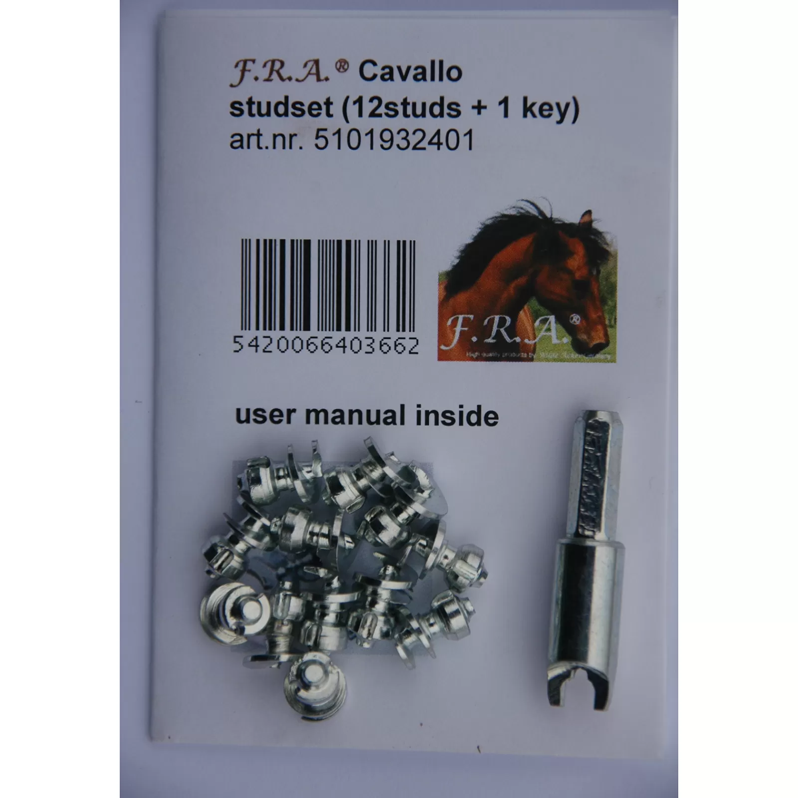 cavallohorseriderfr Protezione Per Zoccoli Dei Cavalli | Set Borchie Fra Cavallo, 12 Pz + Attrezzo Galvanisering