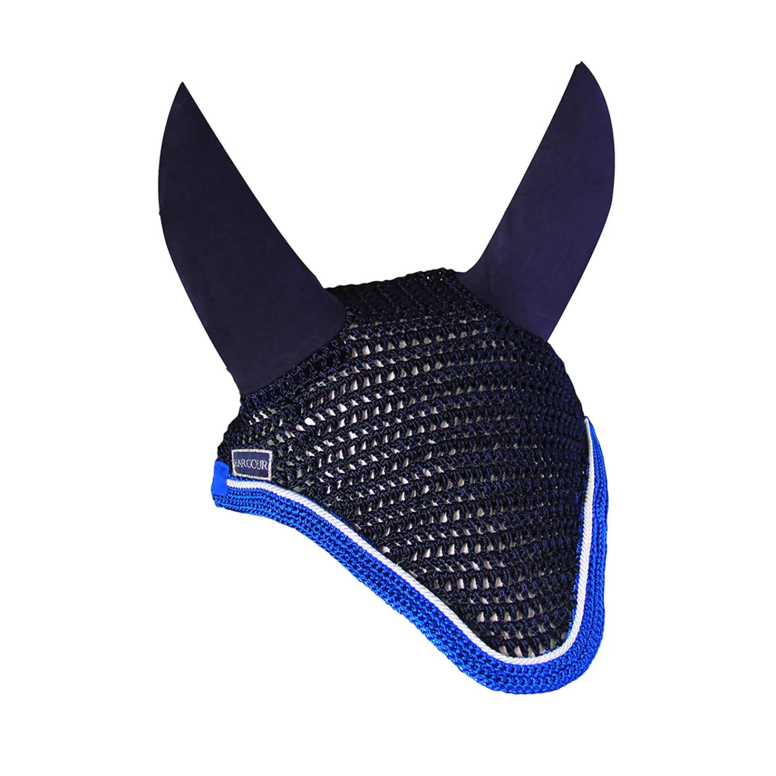 harcour Dressursjabraker | Set Sottosella Da Dressage Chantilly Diamant E Cappuccio Antimosche Electric Blue