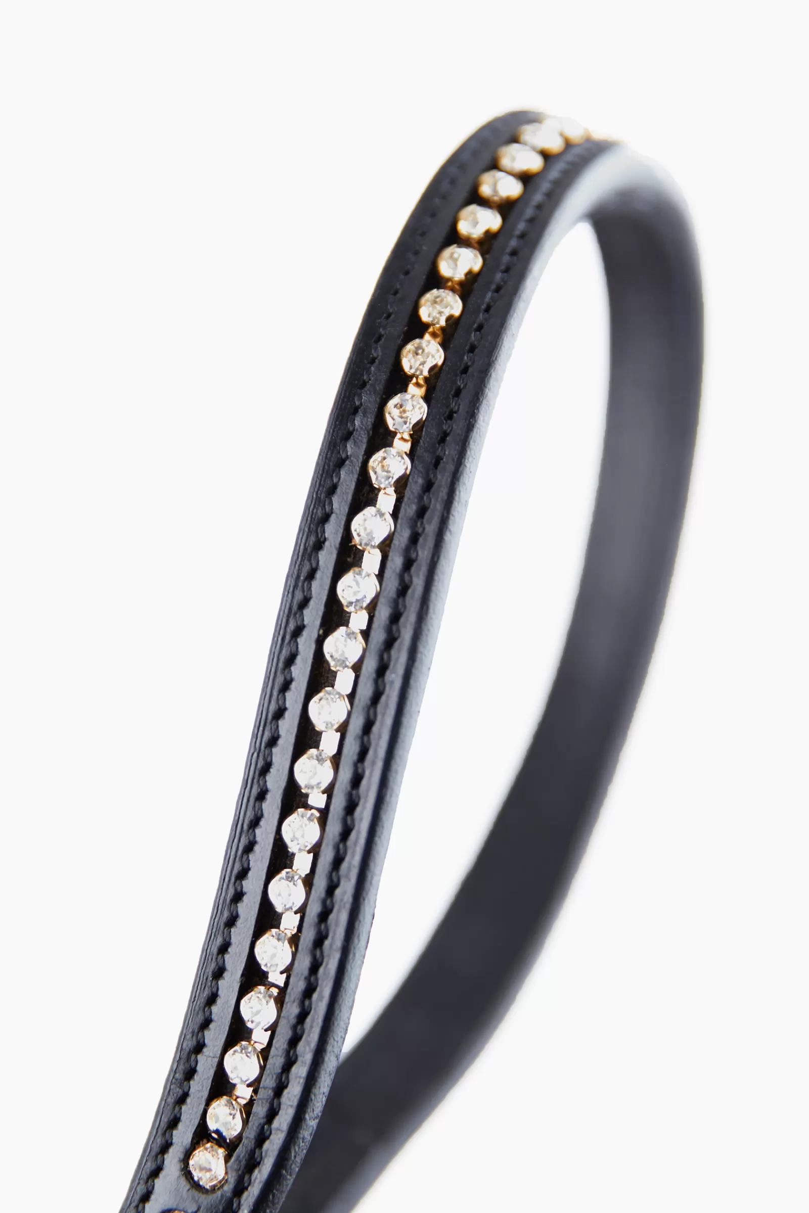 * Frontalini | Singapore Frontalino Con Cristalli Swarovski Black