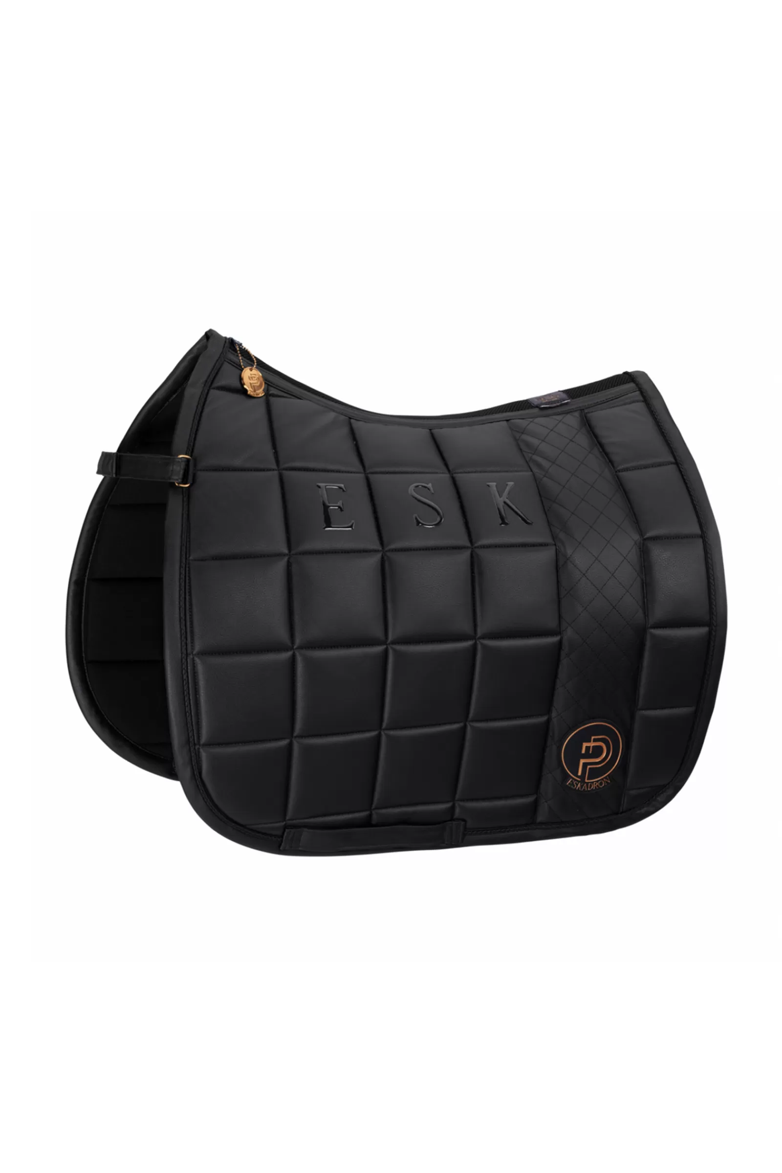 eskadron Dressursjabraker | Sottosella Da Dressage Platinum 23 Big Square In Ecopelle Black