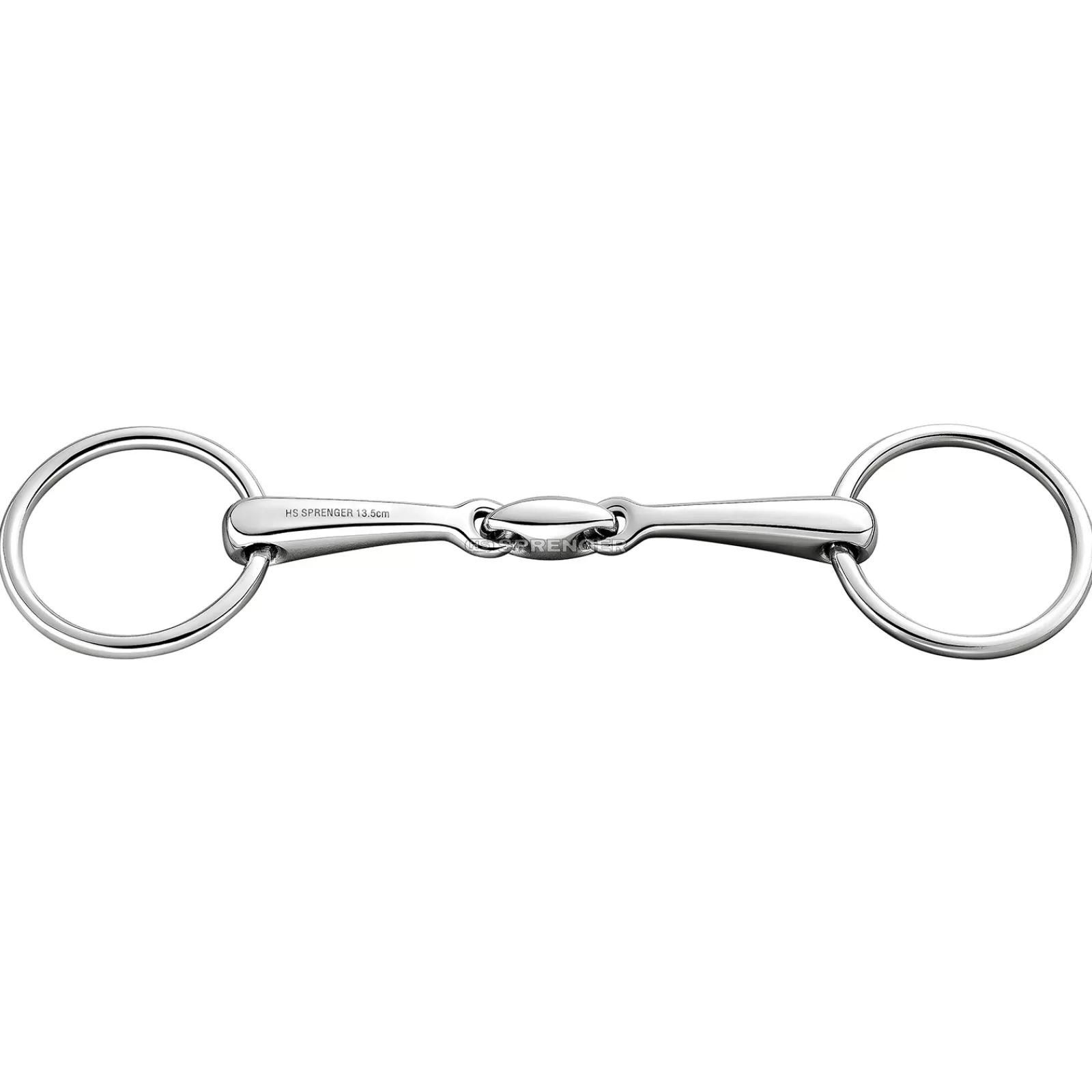 Bradoon Morso Doppio Snodo, In Acciaio Inossidabile 14 Mm>sprenger Cheap