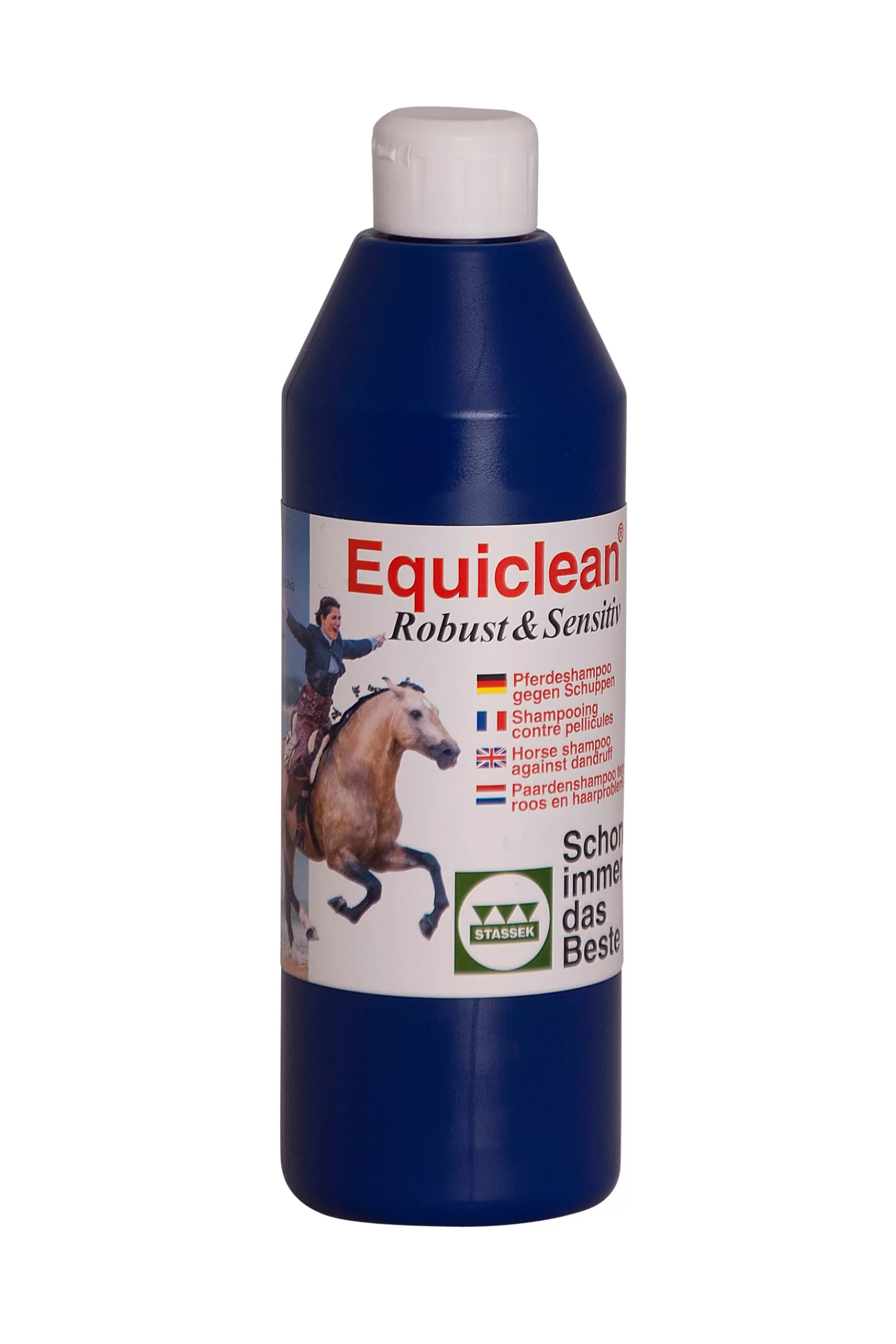 stassek Cura Del Manto, Della Pelle E Della Criniera | Equiclean Robusto Shampoo Per Esterni, 500 Ml Orange Peel