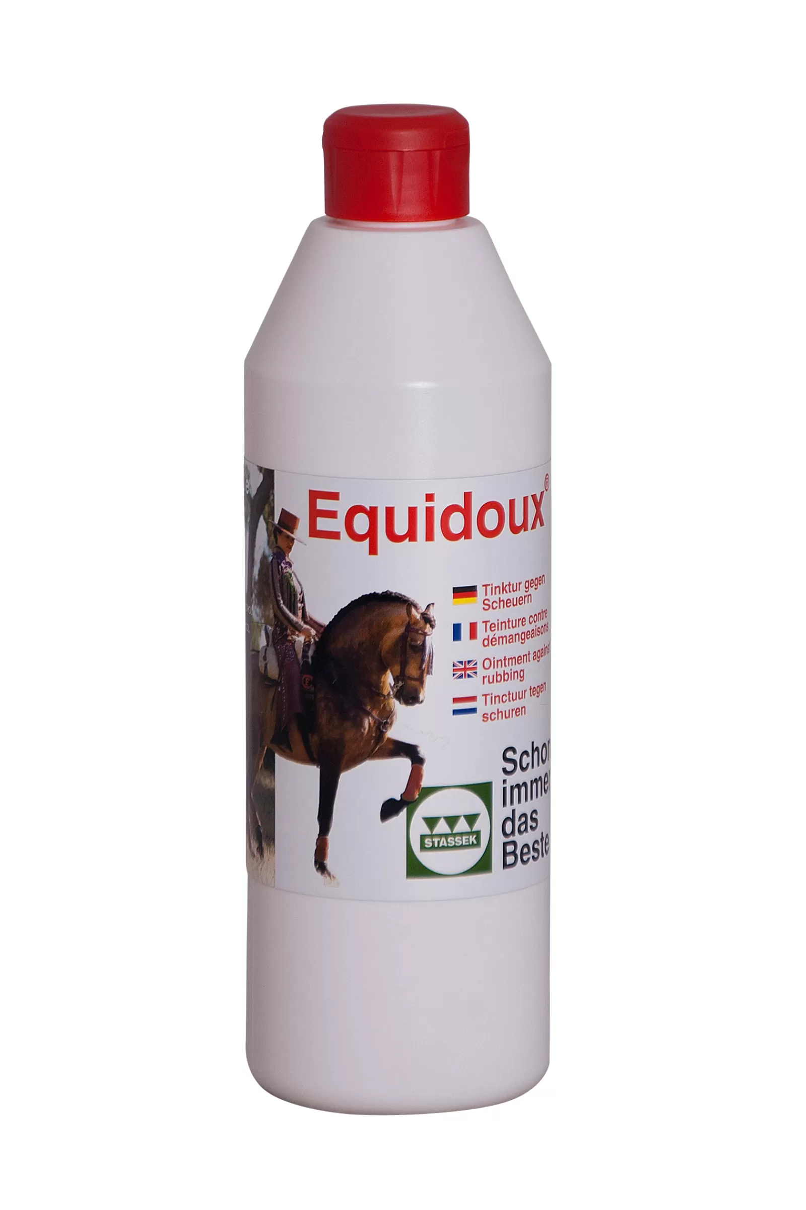stassek Cura Del Manto, Della Pelle E Della Criniera | Equidoux Fluido Contro Lo Sfregamento Della Coda, 500 M Yellow/Brown