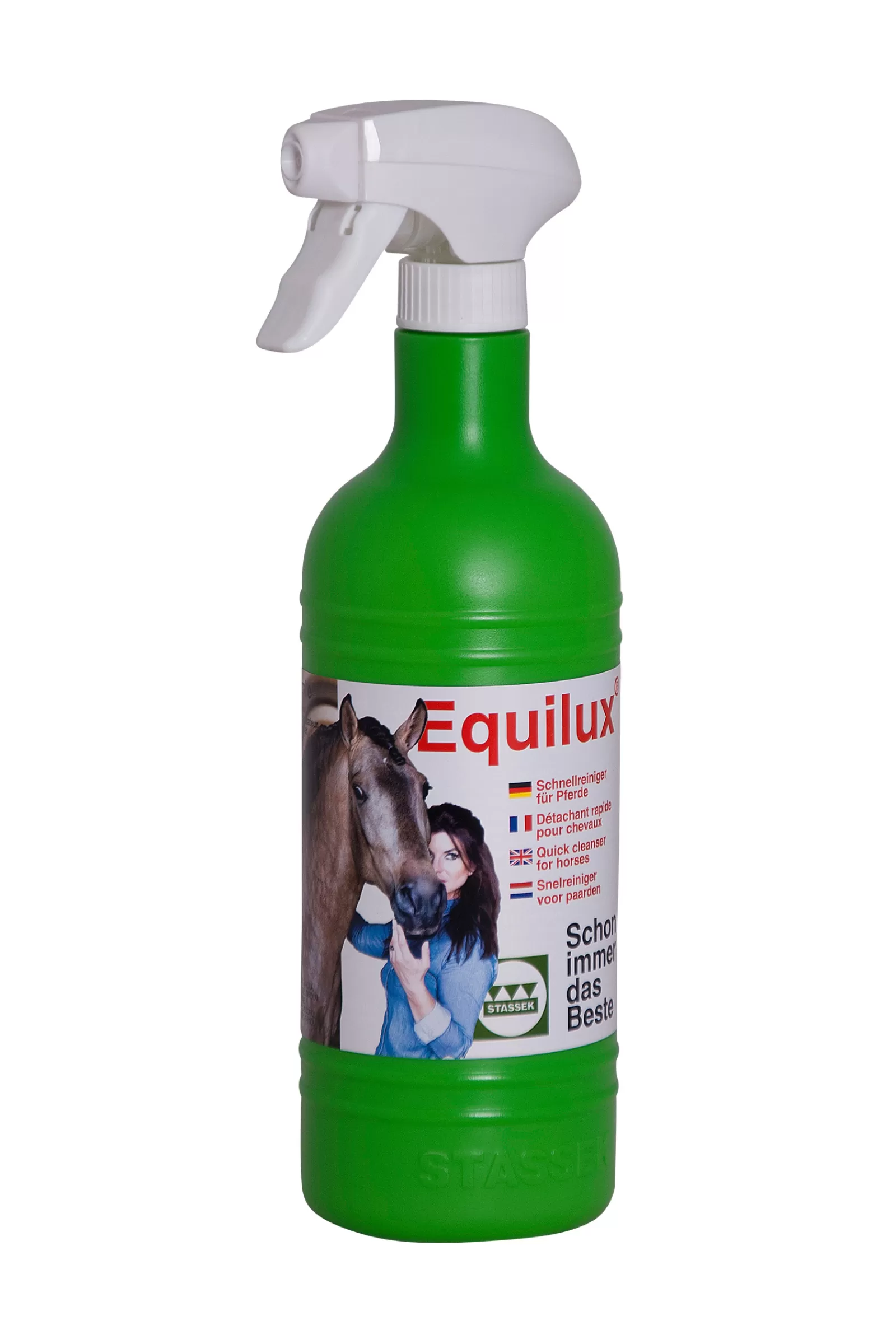 stassek Cura Del Manto, Della Pelle E Della Criniera | Equilux Detergente Rapido Per Cavalli, 750 Ml Wh/Ab