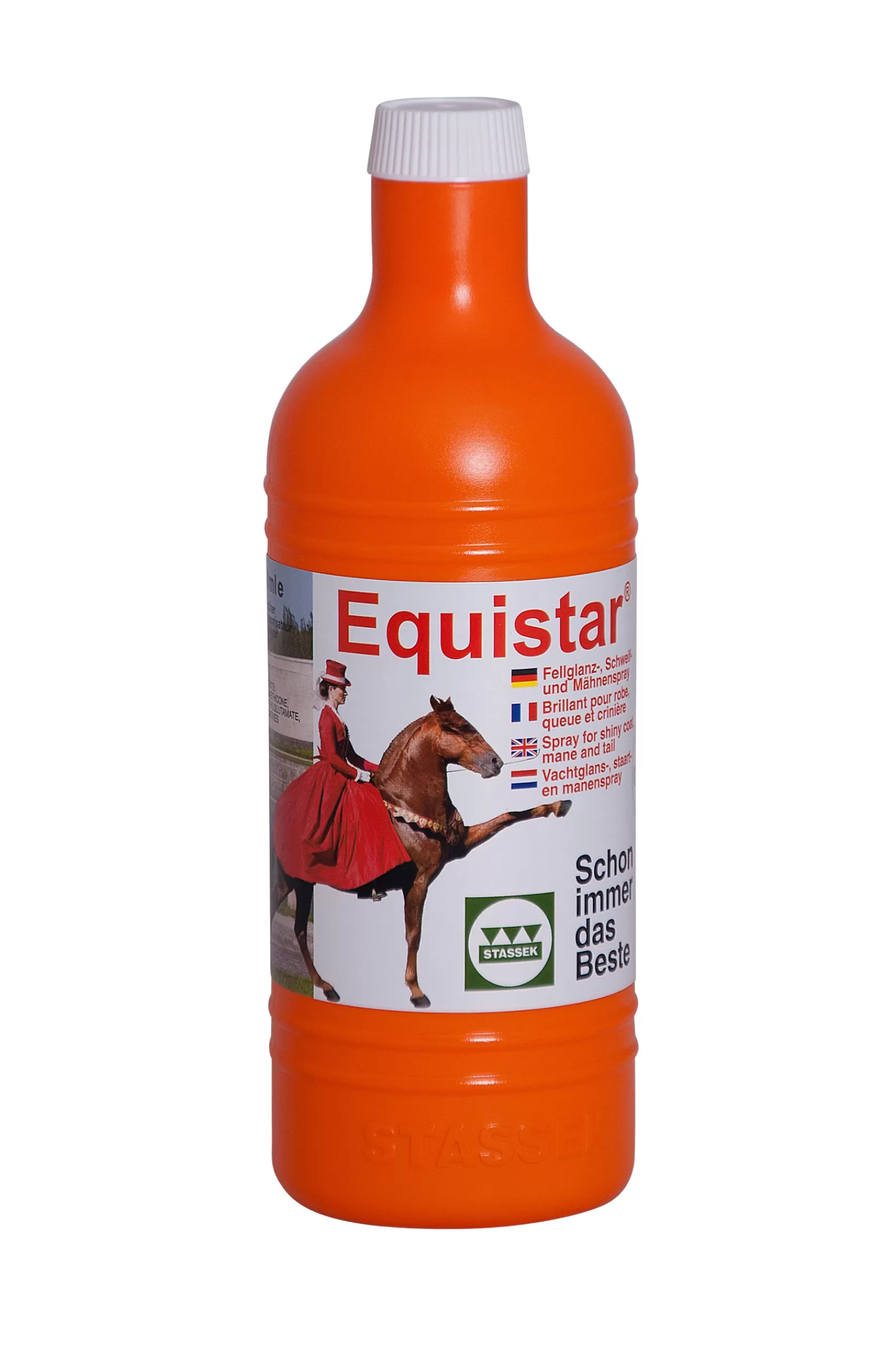 stassek Cura Del Manto, Della Pelle E Della Criniera | Equistar Mane & Tail Spray Without Sprayer, 750 Ml Wh/Ab