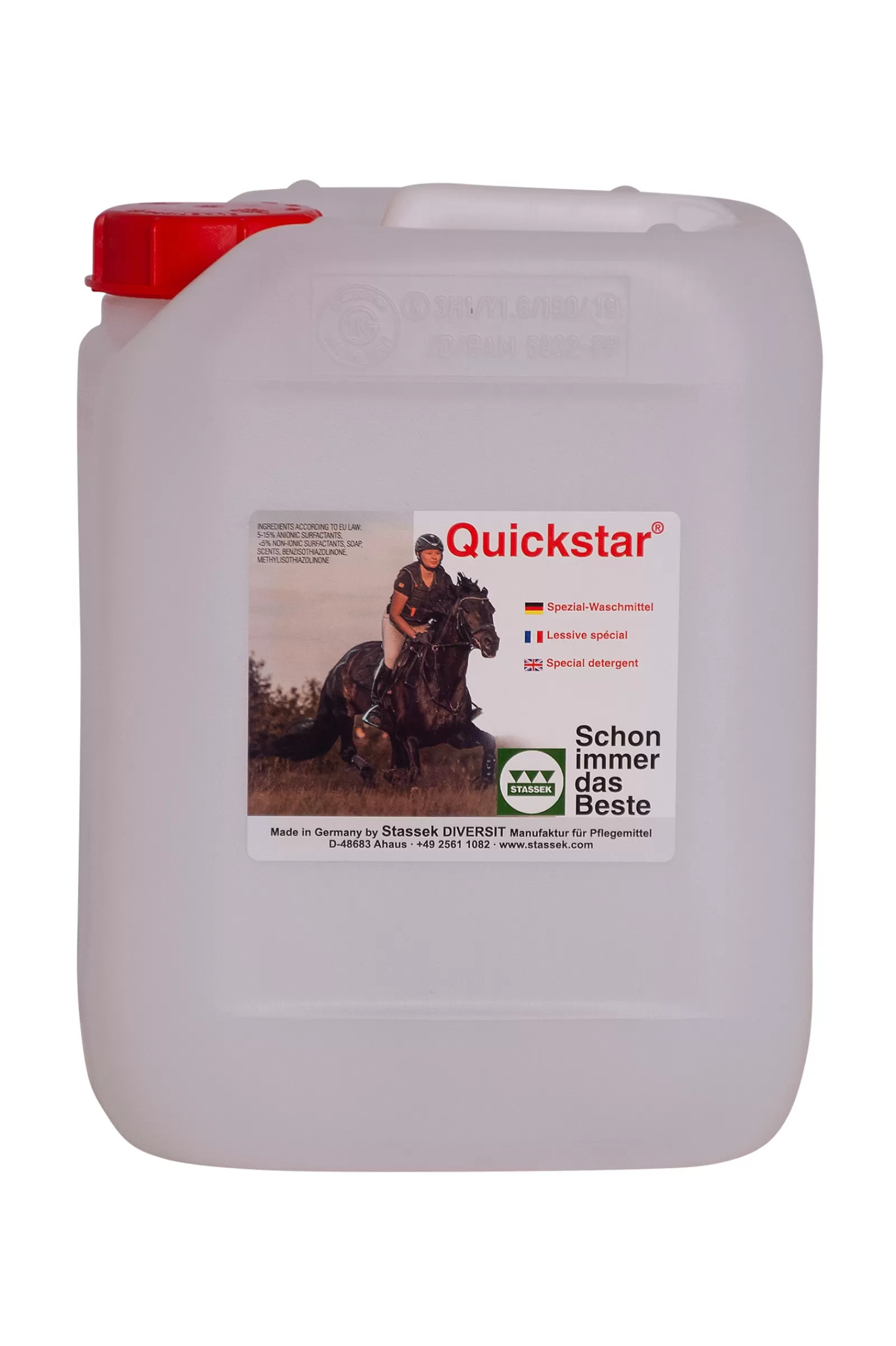 stassek Manutenzione Dell Attrezzatura | Quickstar Detergente Per La Cura Della Pelle E Della Lana, 2 Litri Clear